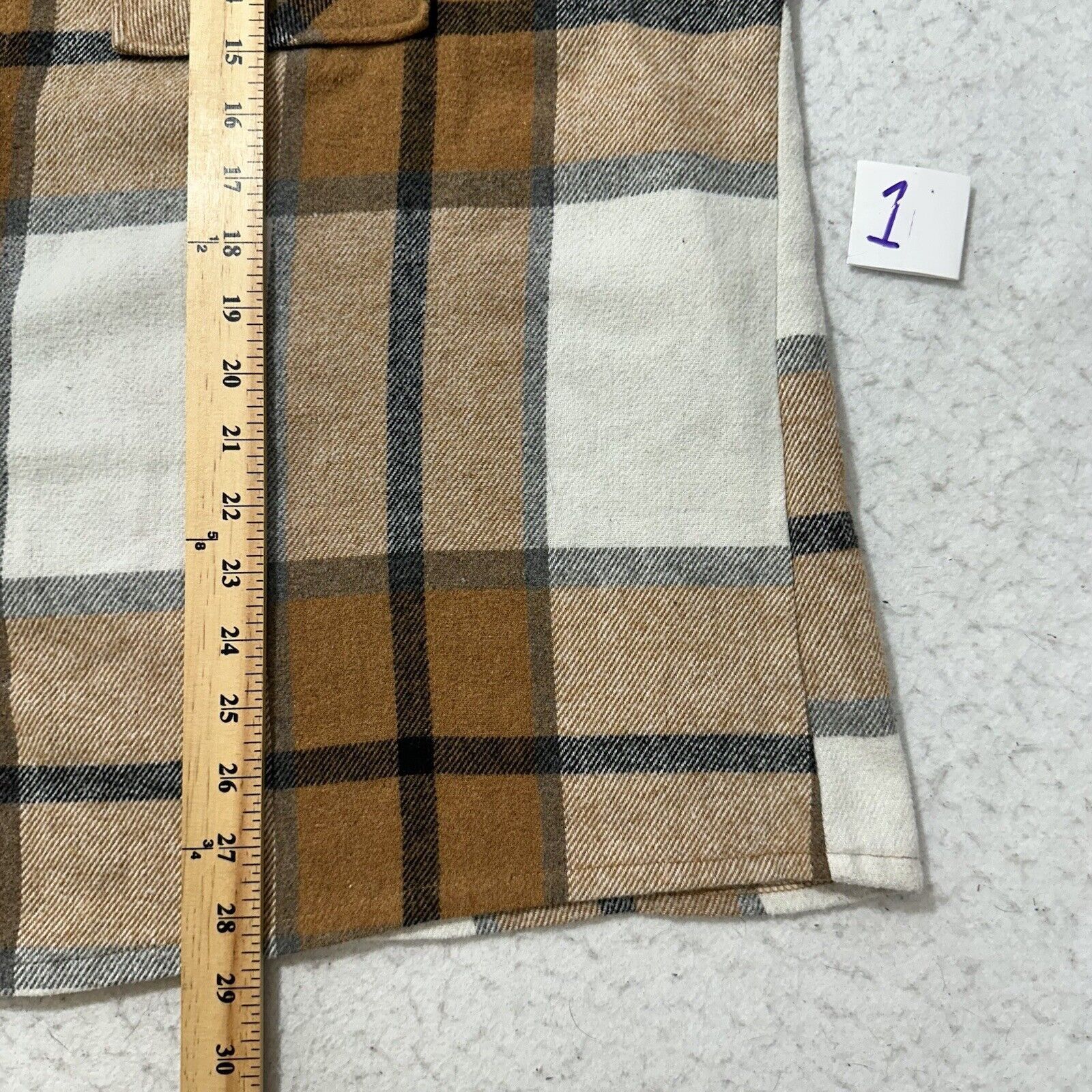 Shein Shein Curve 2XL Button Up Plaid Shirt Shacket Top Pocket Size XXL / US 16-18 / IT 52-54 - 9 Thumbnail