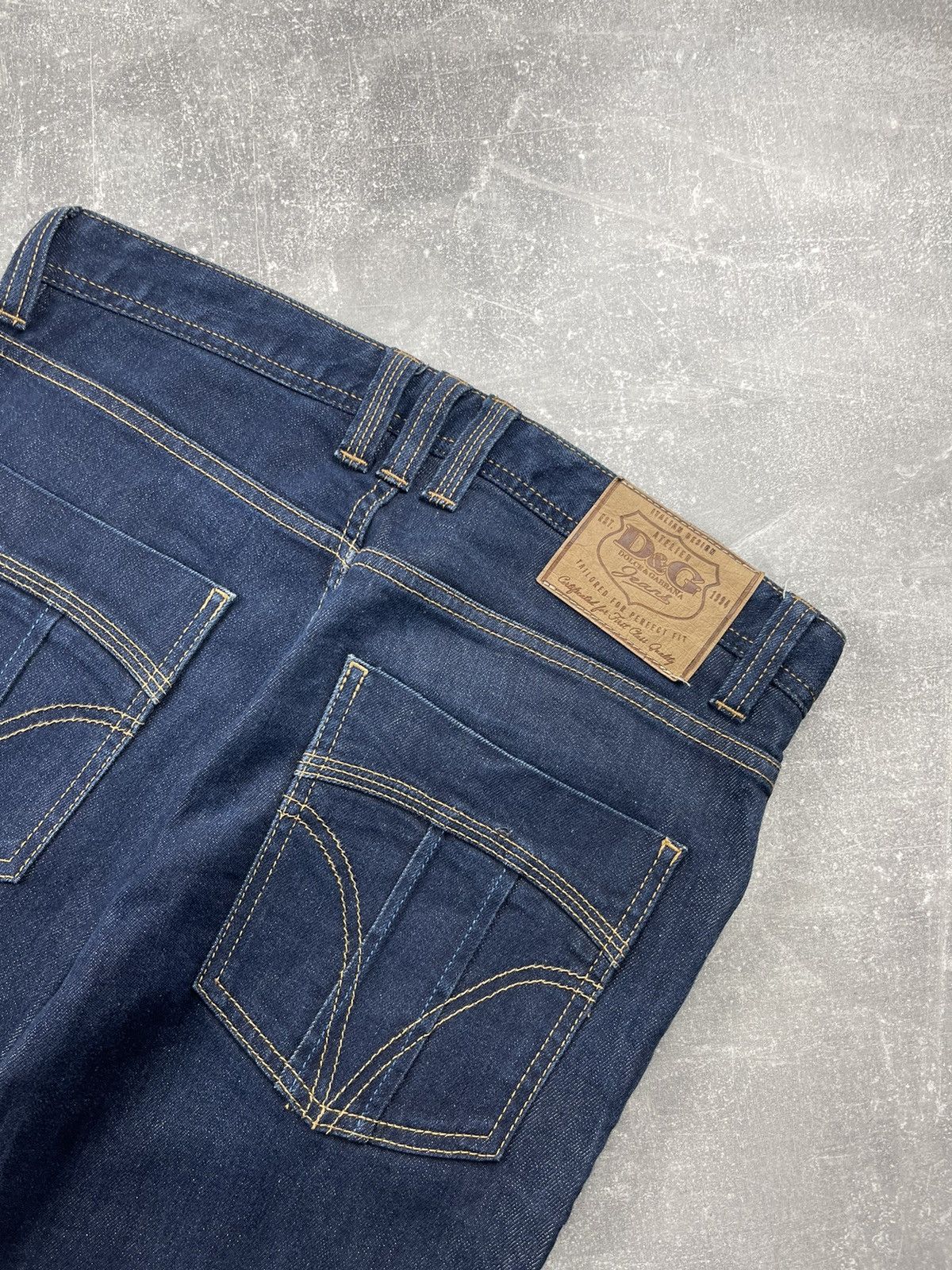 Dolce & Gabbana Dolce & Gabbana Y2K Audacious Denim Jeans Very Tight Fit Size US 33 - 4 Thumbnail
