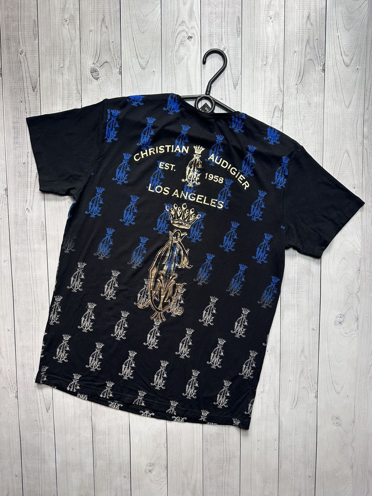 Christian Audigier × Ed Hardy × Vintage Vintage Christian audigier big logo tee rare size L Size US L / EU 52-54 / 3 - 2 Thumbnail