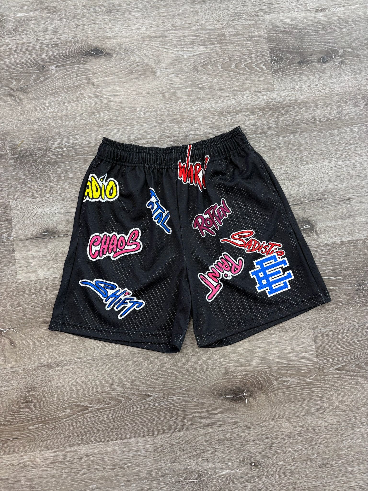 Eric Emanuel Eric Emanuel x Matty Boy EE Shorts (Black/Blue) Size US 31 - 1 Thumbnail