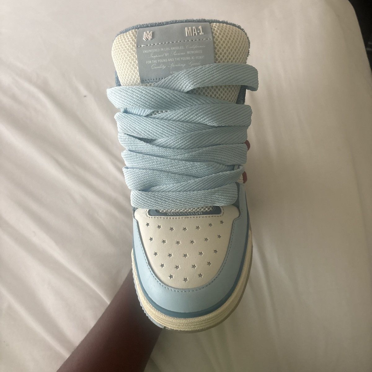 Amiri AMIRI MA-1 Alabaster Blue Size 10 US MEN Size US 10 / EU 43 - 3 Thumbnail