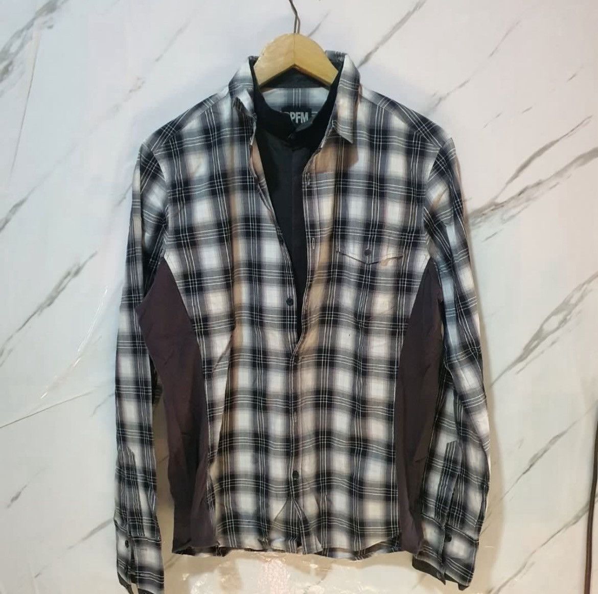 PPFM Ppfm Double Layer Plaid Shirt Size US M / EU 48-50 / 2 - 3 Thumbnail