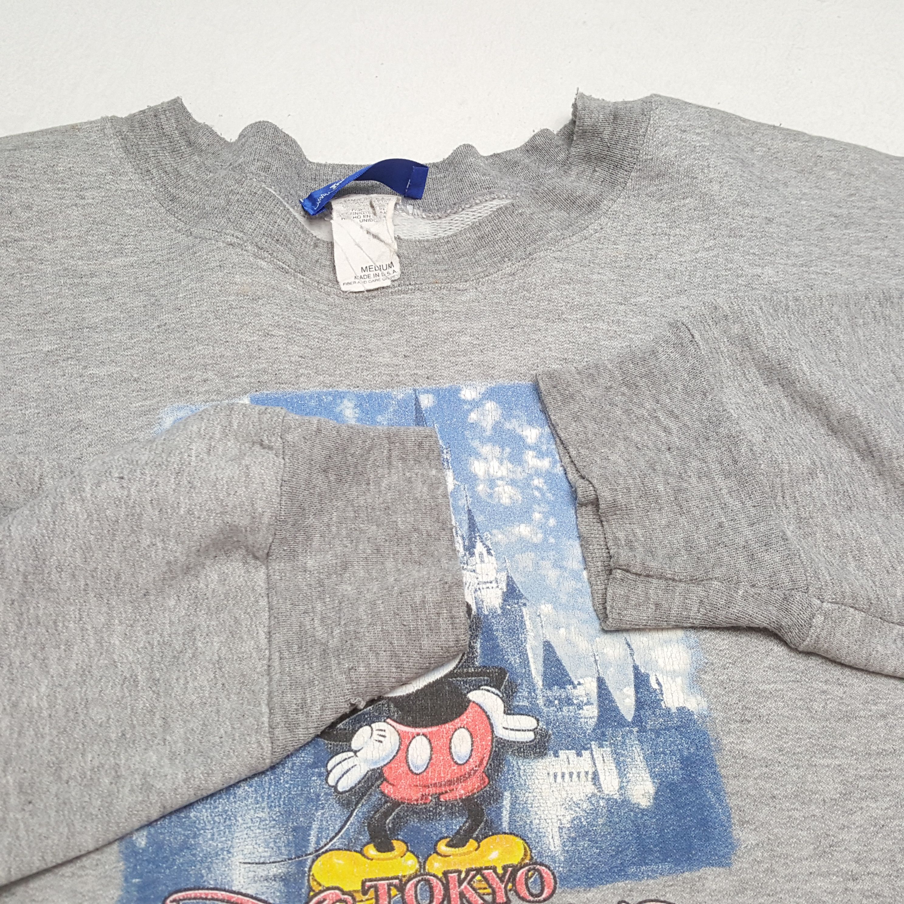 Disney × Mickey Mouse × Vintage MICKEY MOUSE DISNEY Cartoon Character Sweatshirt Size US M / EU 48-50 / 2 - 7 Thumbnail