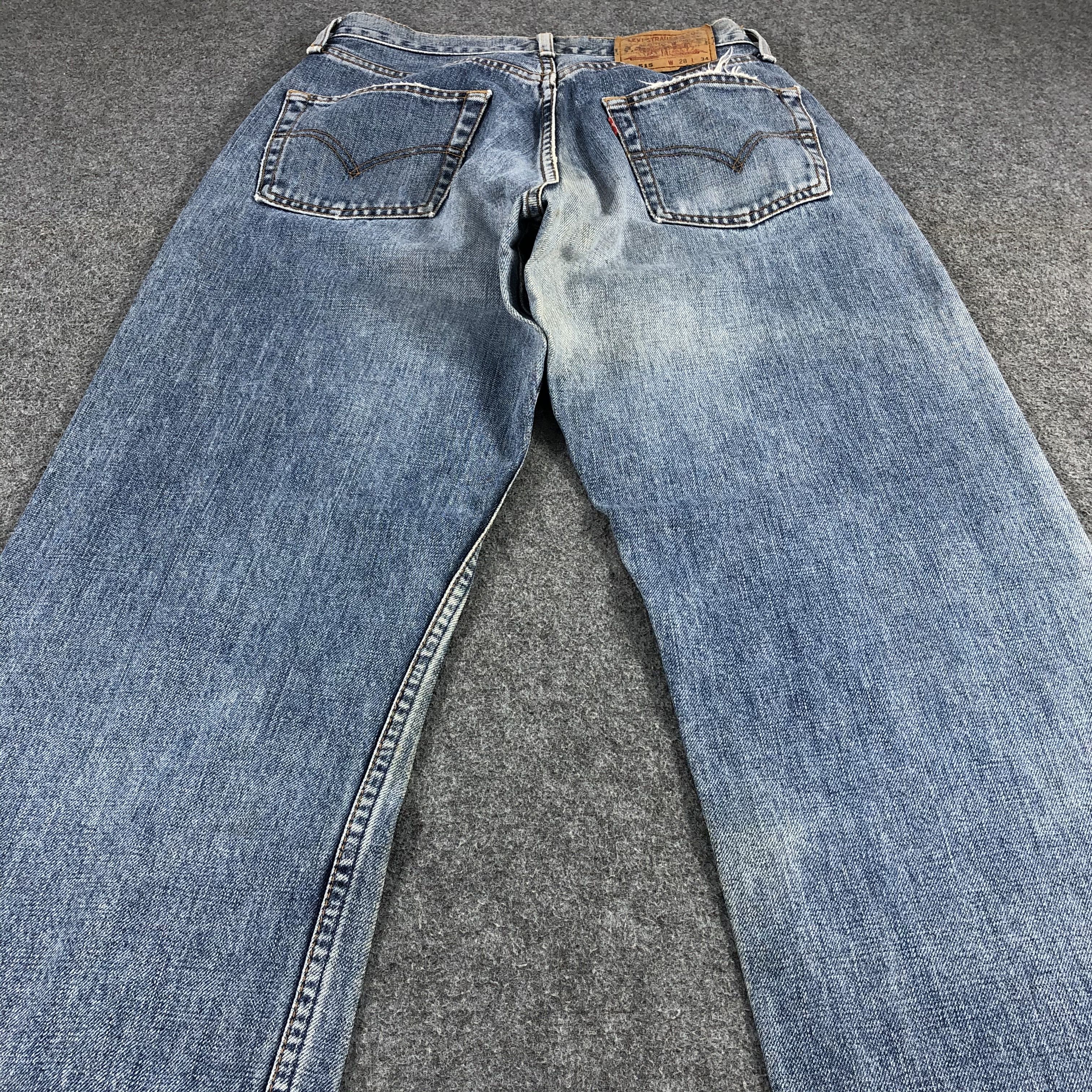 Levi's × Vintage Vintage 90s Blue Wash Levis 515 Jeans-JM1467 Size US 28 / EU 44 - 4 Thumbnail