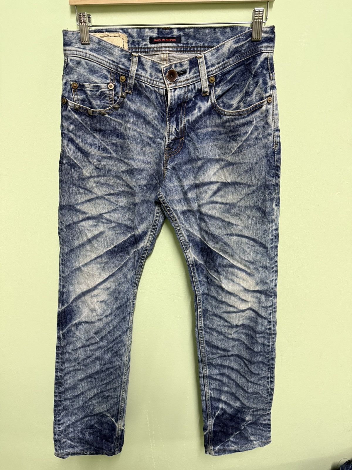Japanese Brand Very Rare Blue Way Japanese Jeans Size US 31 - 3 Thumbnail