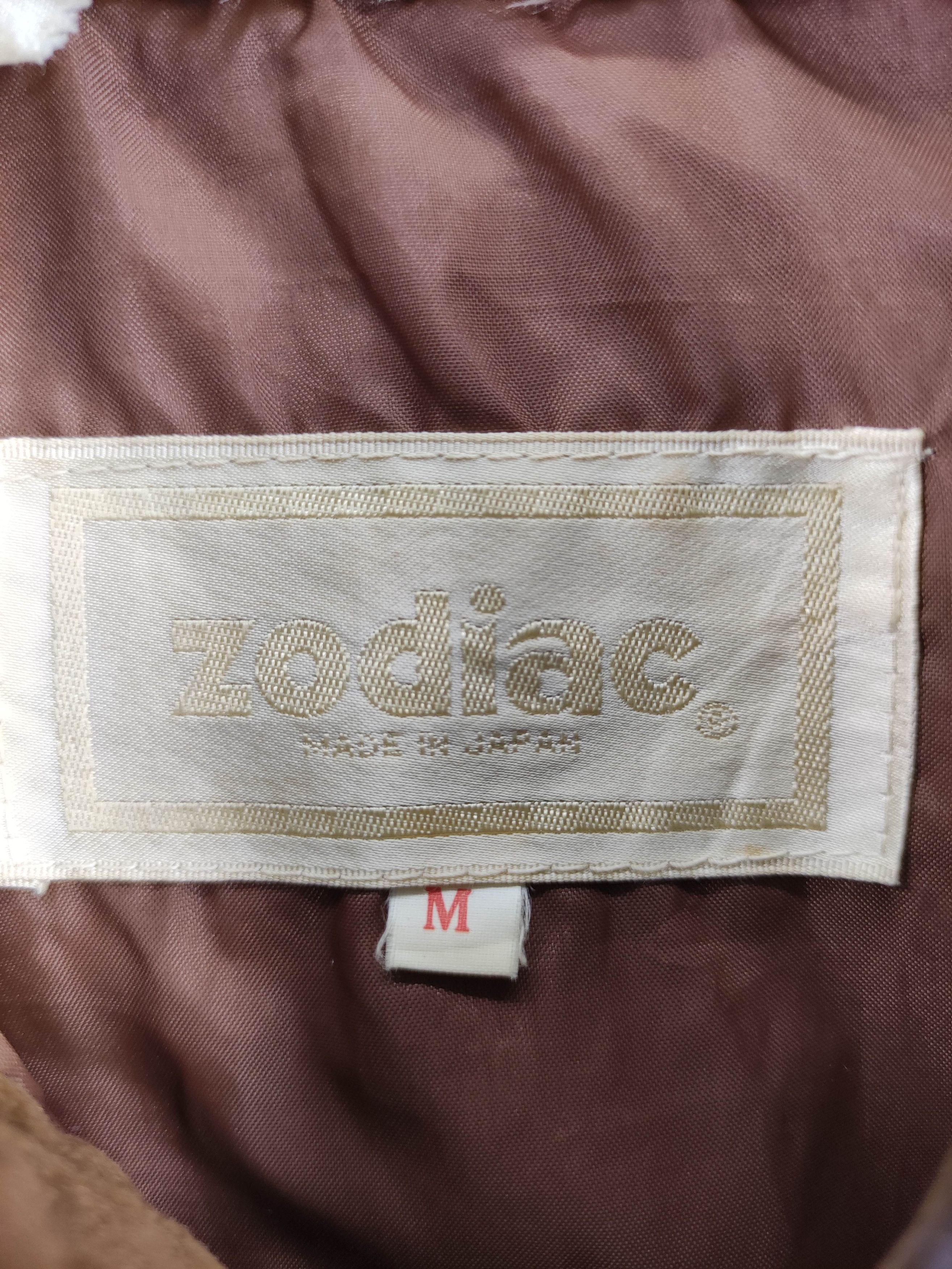Japanese Brand Vintage 90s Zodiac Acrylic Jacket Zipper Size M / US 6-8 / IT 42-44 - 7 Thumbnail