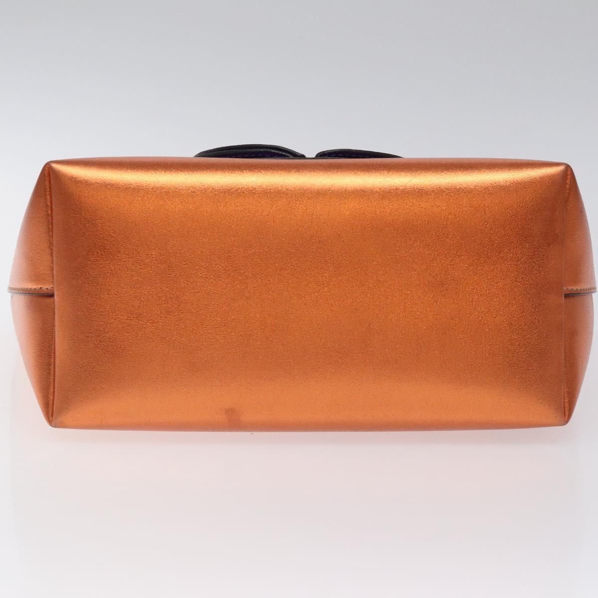 Gucci GUCCI Hand Bag Leather Bronze Size ONE SIZE - 5 Thumbnail