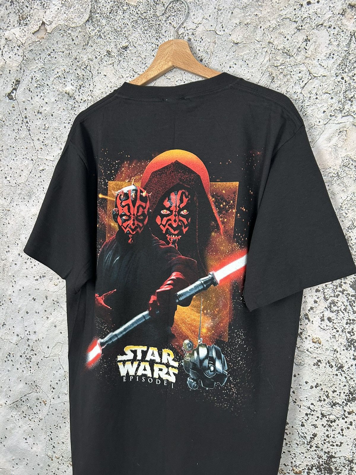 Star Wars Vintage Star Wars Darth Maul 90s Movie Graphic Tee Rare Size US L / EU 52-54 / 3 - 5 Thumbnail