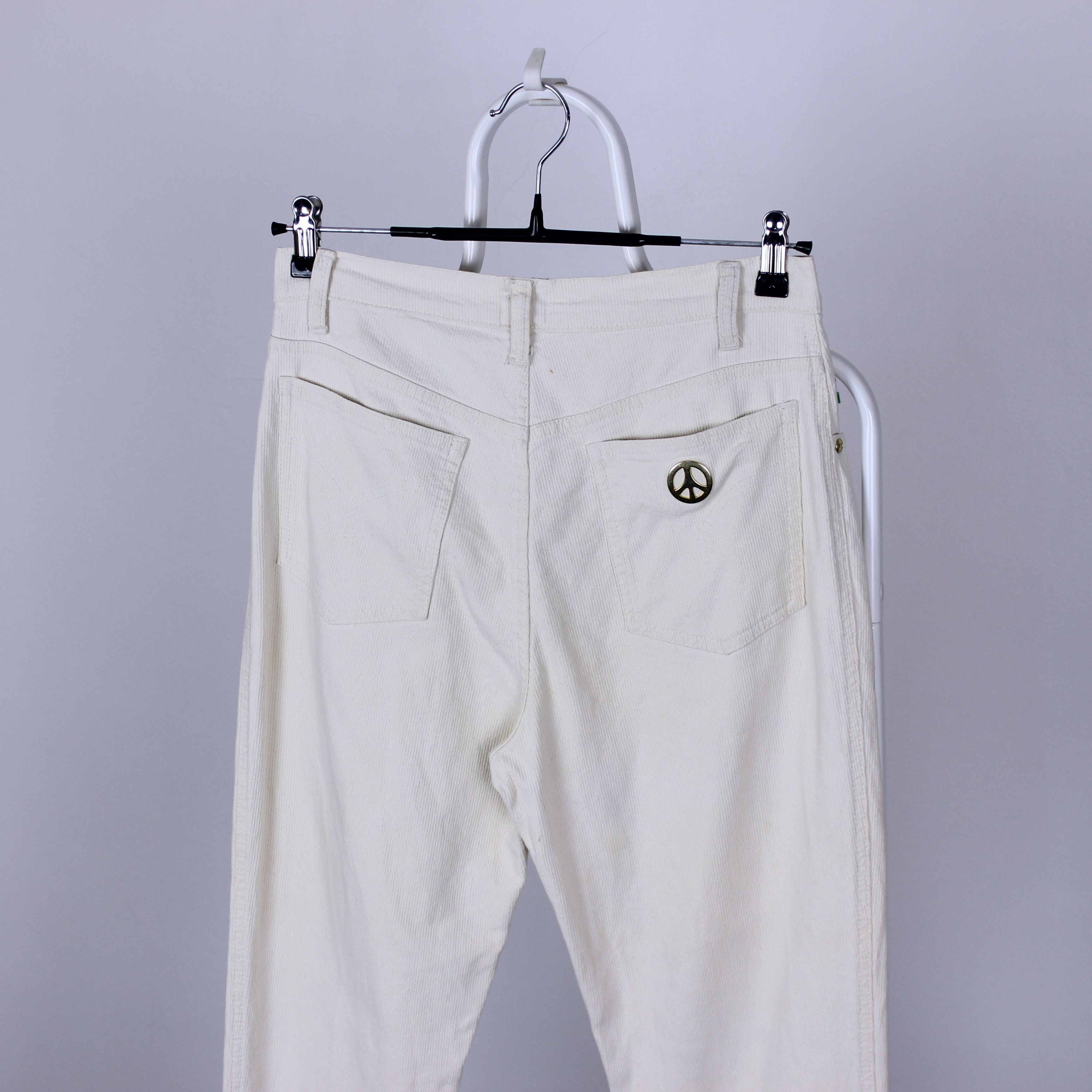 Moschino Moschino velvet pants women 30 beige Size 30" / US 8 / IT 44 - 1 Thumbnail