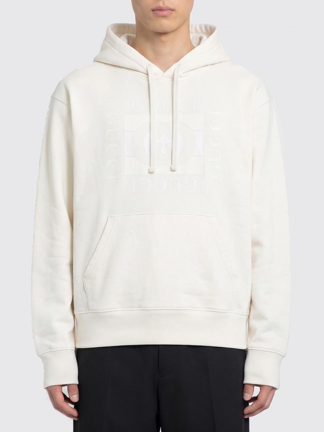 Gucci Gucci Sweatshirt Men White Size US XL / EU 56 / 4 - 1 Thumbnail