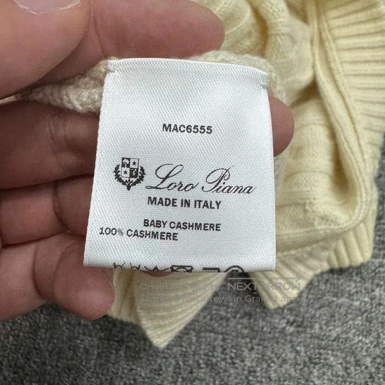 Loro Piana Loro Piana Cable Knit Cashmere Cardigan. Size US XL / EU 56 / 4 - 3 Thumbnail
