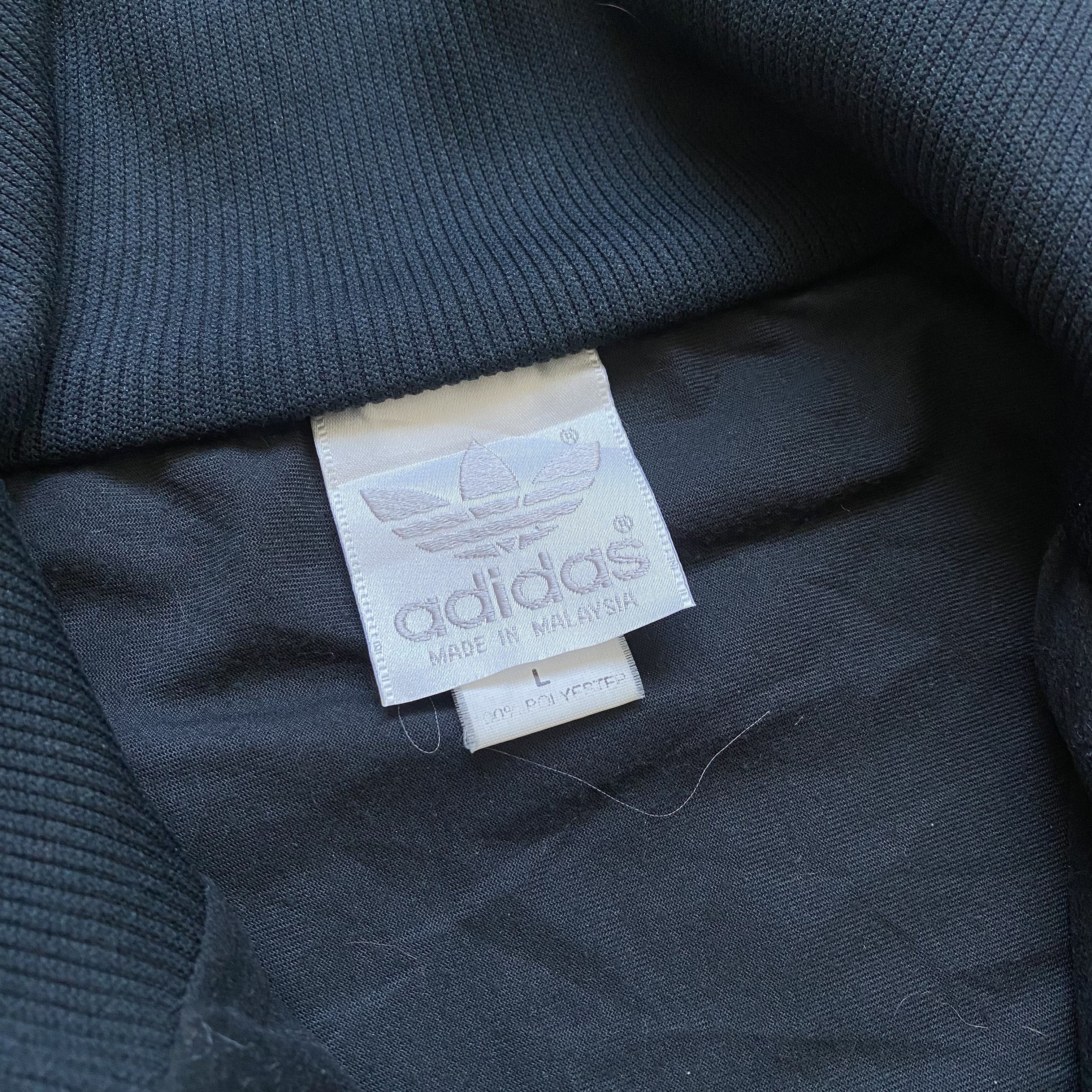 Adidas 🦏 Vintage 90s Adidas Track top jacket Velour Firebird Zip Size US L / EU 52-54 / 3 - 8 Thumbnail