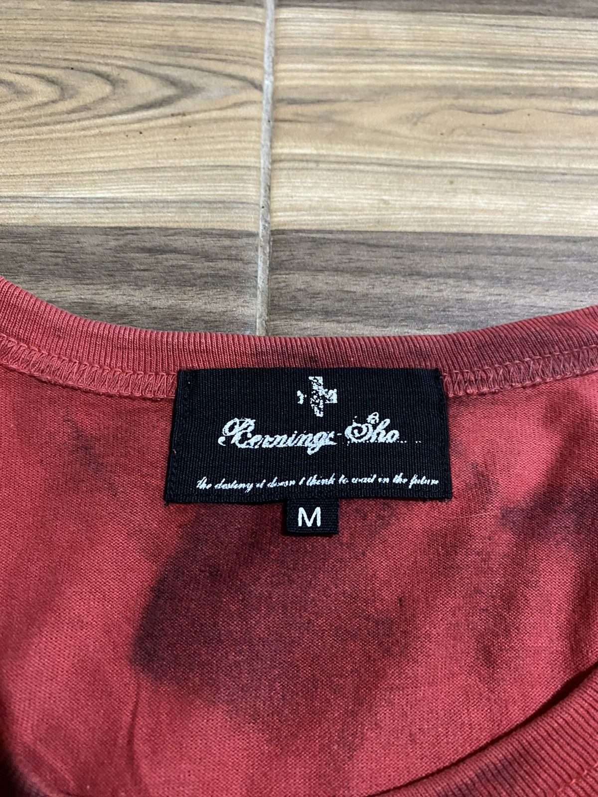 If Six Was Nine × Japanese Brand × Le Grande Bleu (L.G.B.) Japanese Bernings Sho Poem Tees Lgb Styled Size US M / EU 48-50 / 2 - 14 Thumbnail