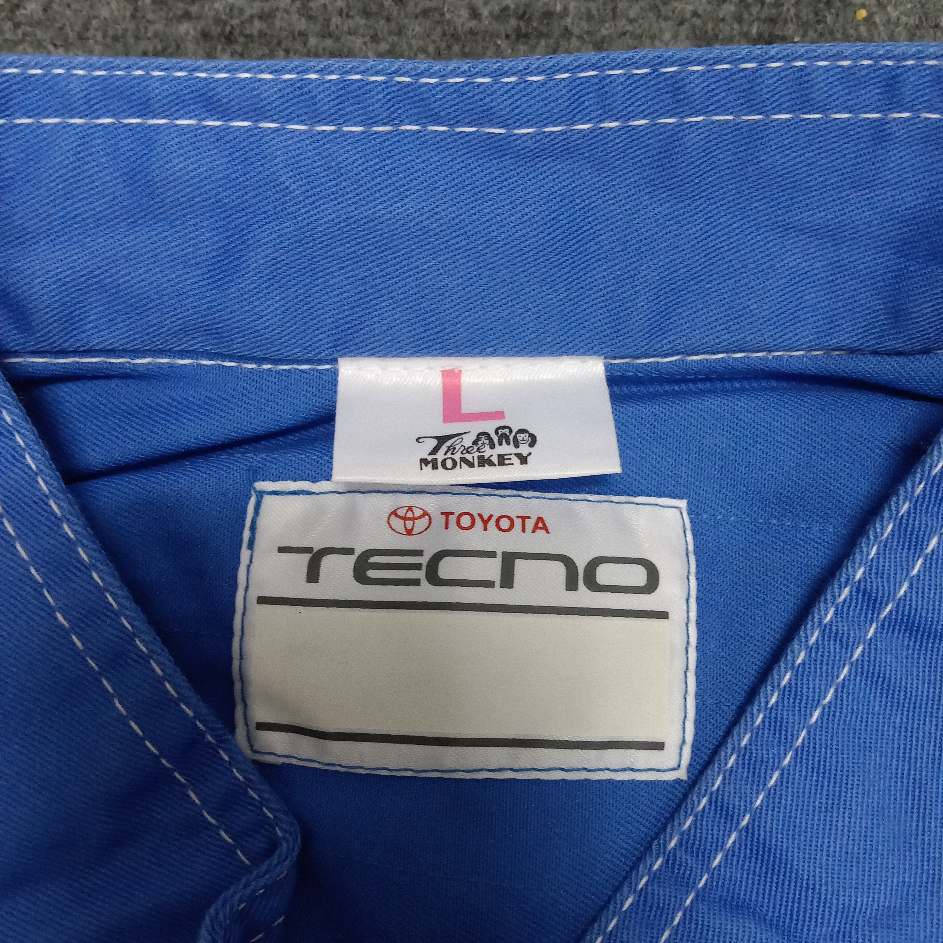 Japanese Brand × Vintage Toyota Tecno Netz Japanese Racing Team Coverall Jacket Size US M / EU 48-50 / 2 - 7 Thumbnail
