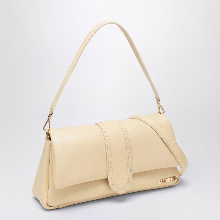 Jacquemus o1d2blof0824 Size: OS / Le Bambimou Leather Bag in Cream Size ONE SIZE - 2 Thumbnail