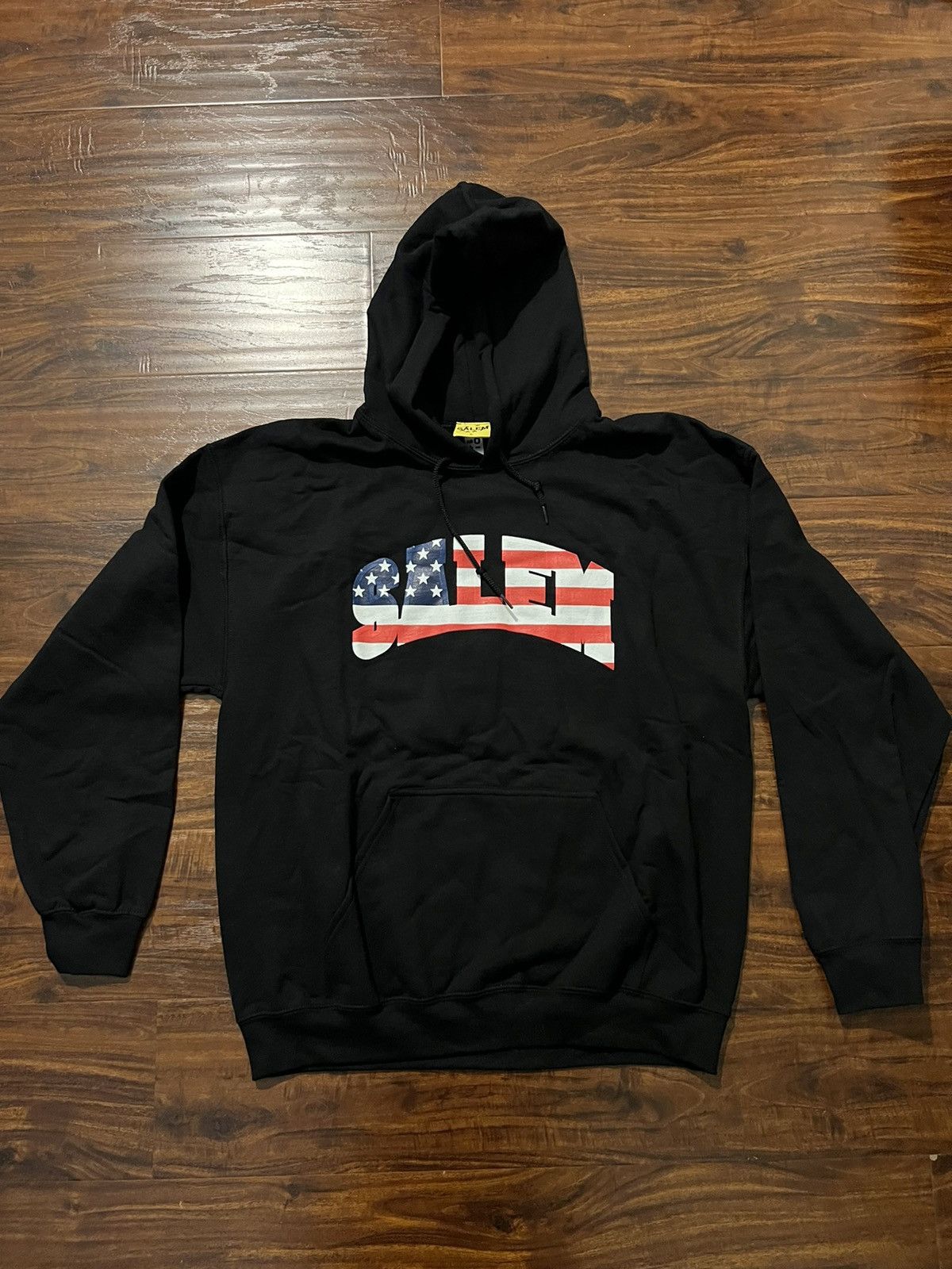 Drain Gang Salem S4LEM American Flag Hoodie | Grailed