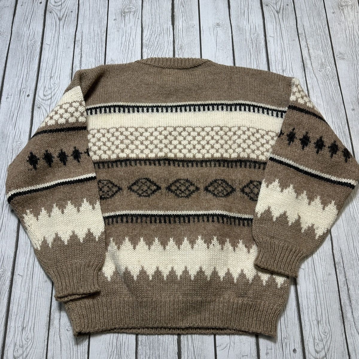 Vintage Vintage Peruvian Classics hand knit Alpaca sweater Size US L / EU 52-54 / 3 - 2 Thumbnail