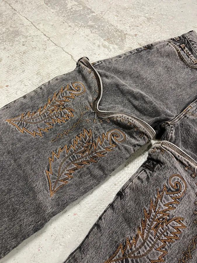 Y/Project SS2024 Y/Project Maxi Cavalier Denim Grey Astro Pants Size US 30 / EU 46 - 8 Thumbnail