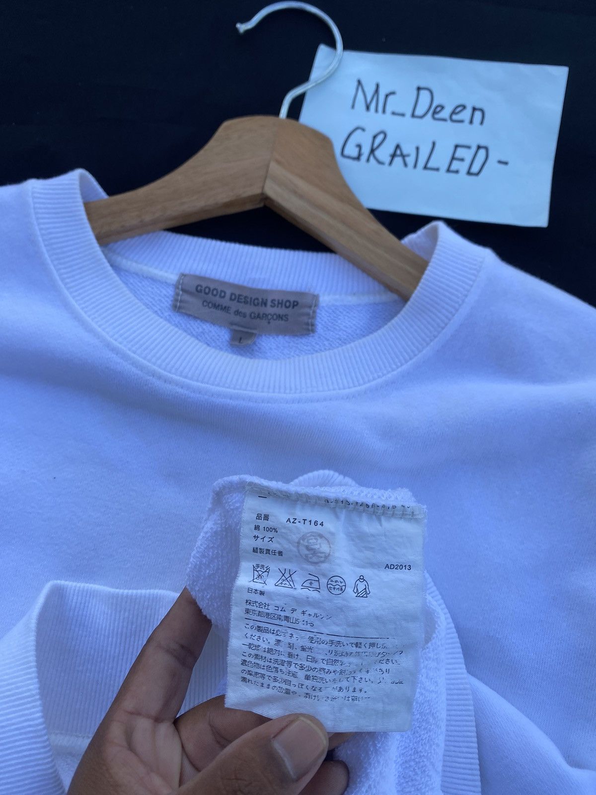 Comme des Garcons Rare Comme Des Garcons CDG Big Spellout Sweatshirt Size US L / EU 52-54 / 3 - 18 Thumbnail