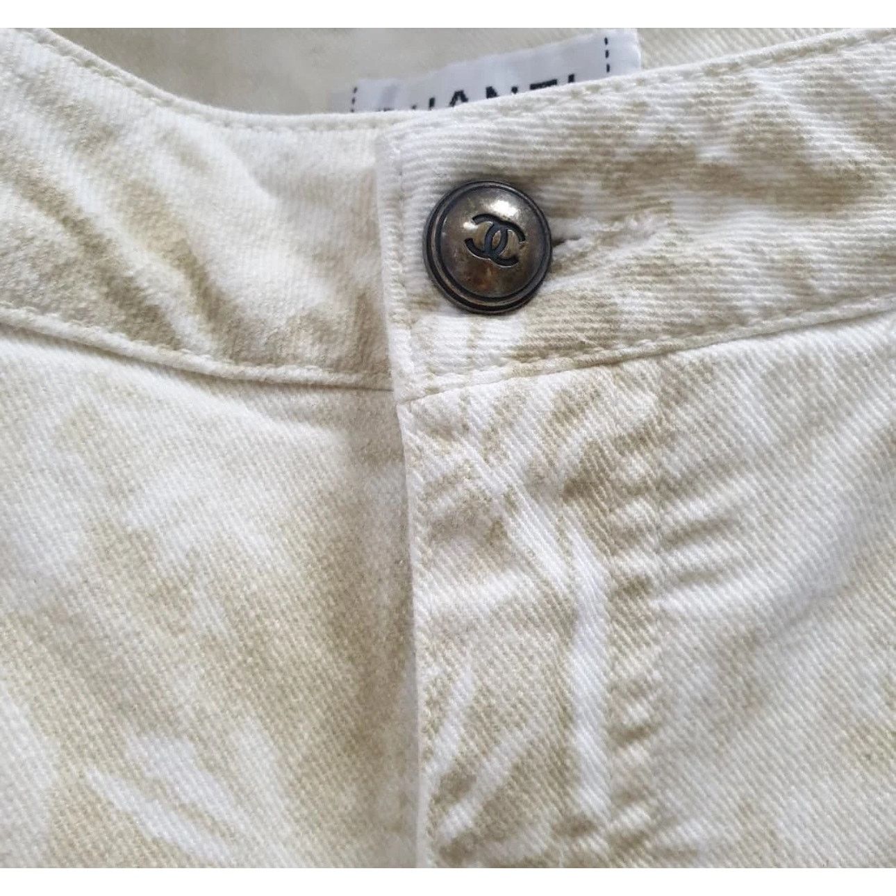Chanel CHANEL Camélias Print Jeans Sz.44 Size 32" / US 10 / IT 46 - 3 Thumbnail