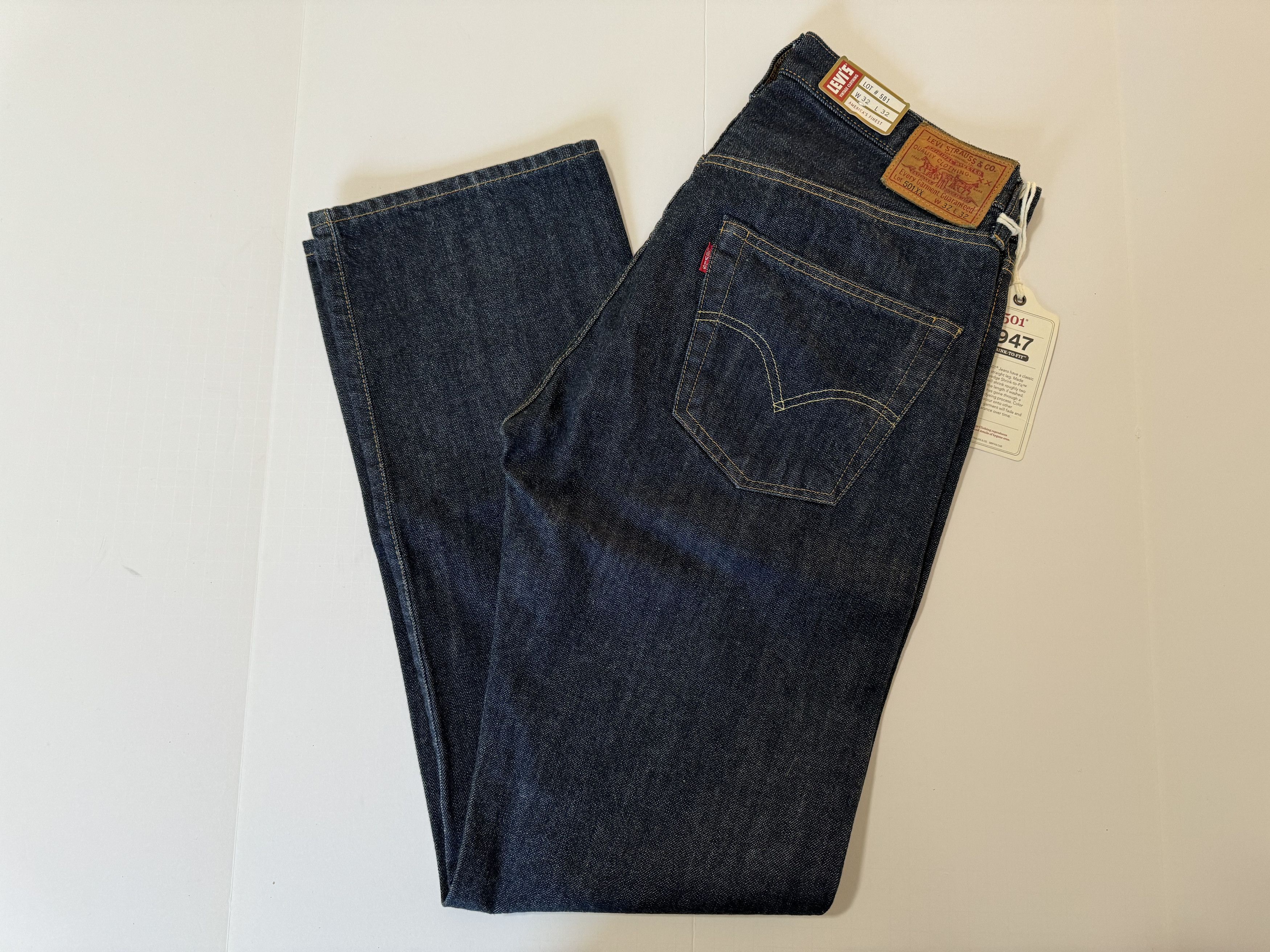 Levi's Vintage Clothing Brand New Levi's Vintage Clothing Selvedge 1947 501's Size US 32 / EU 48 - 1 Thumbnail