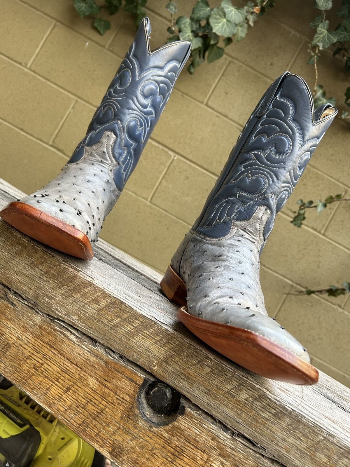 Other Custom Handmade Genuine Full Quill Ostrich Cowboy Boots 10D Size US 10 / EU 43 - 13 Thumbnail
