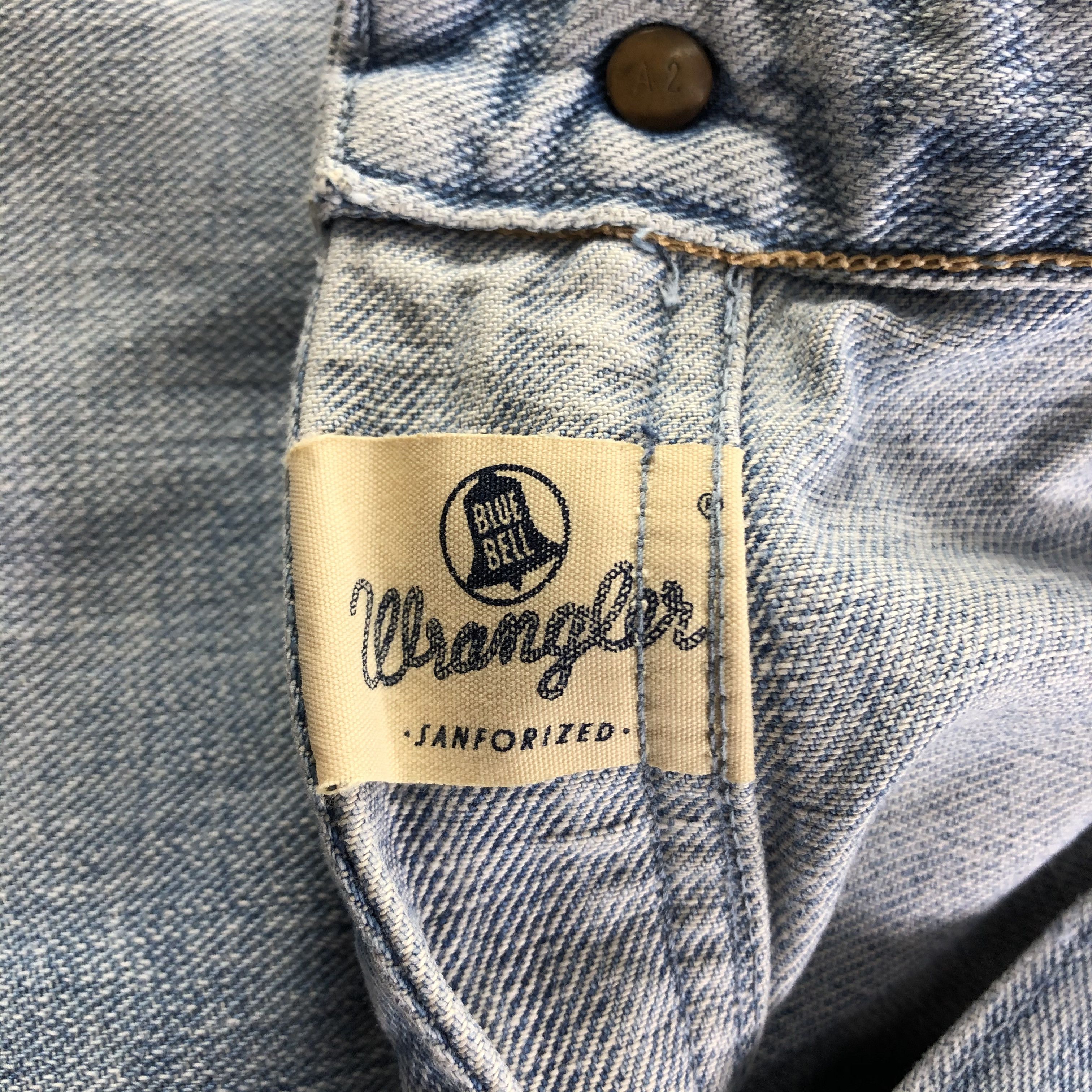 Vintage Vintage Light Wash Wrangler Redline Jeans-JM3664 Size US 30 / EU 46 - 9 Thumbnail