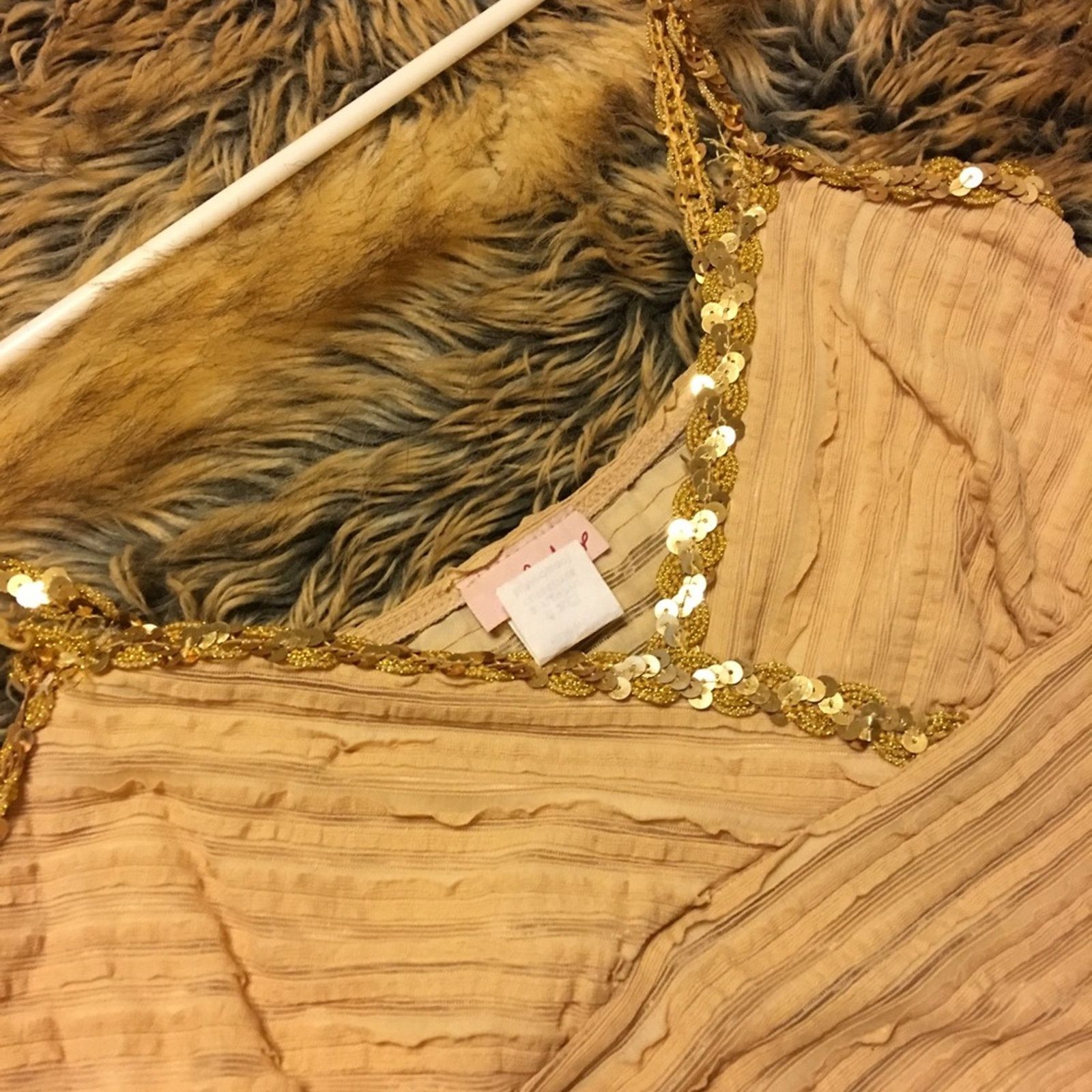 Other Lydee gold sequin textured camisole tank top M Size M / US 6-8 / IT 42-44 - 5 Thumbnail