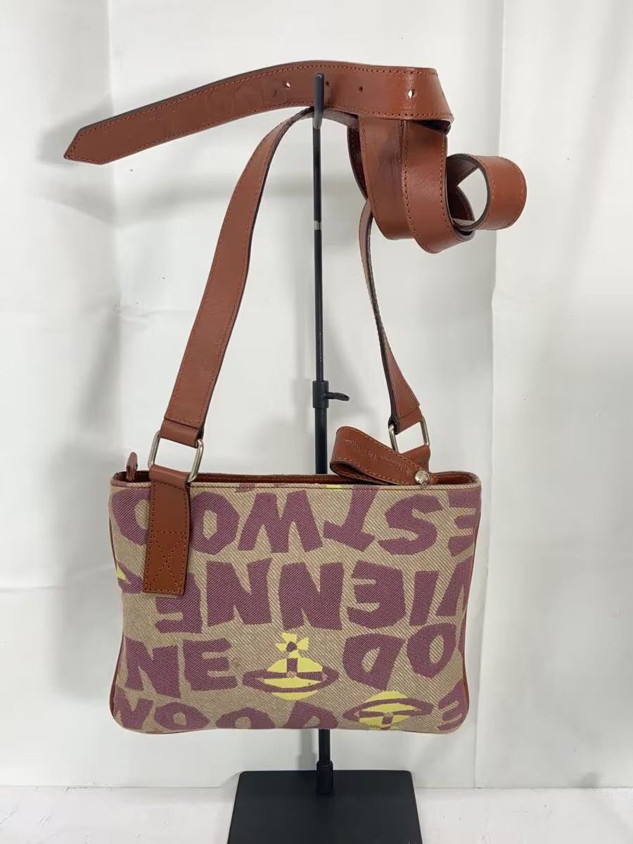 Vivienne Westwood Orb Canvas Shoulder Bag Size ONE SIZE - 1 Thumbnail