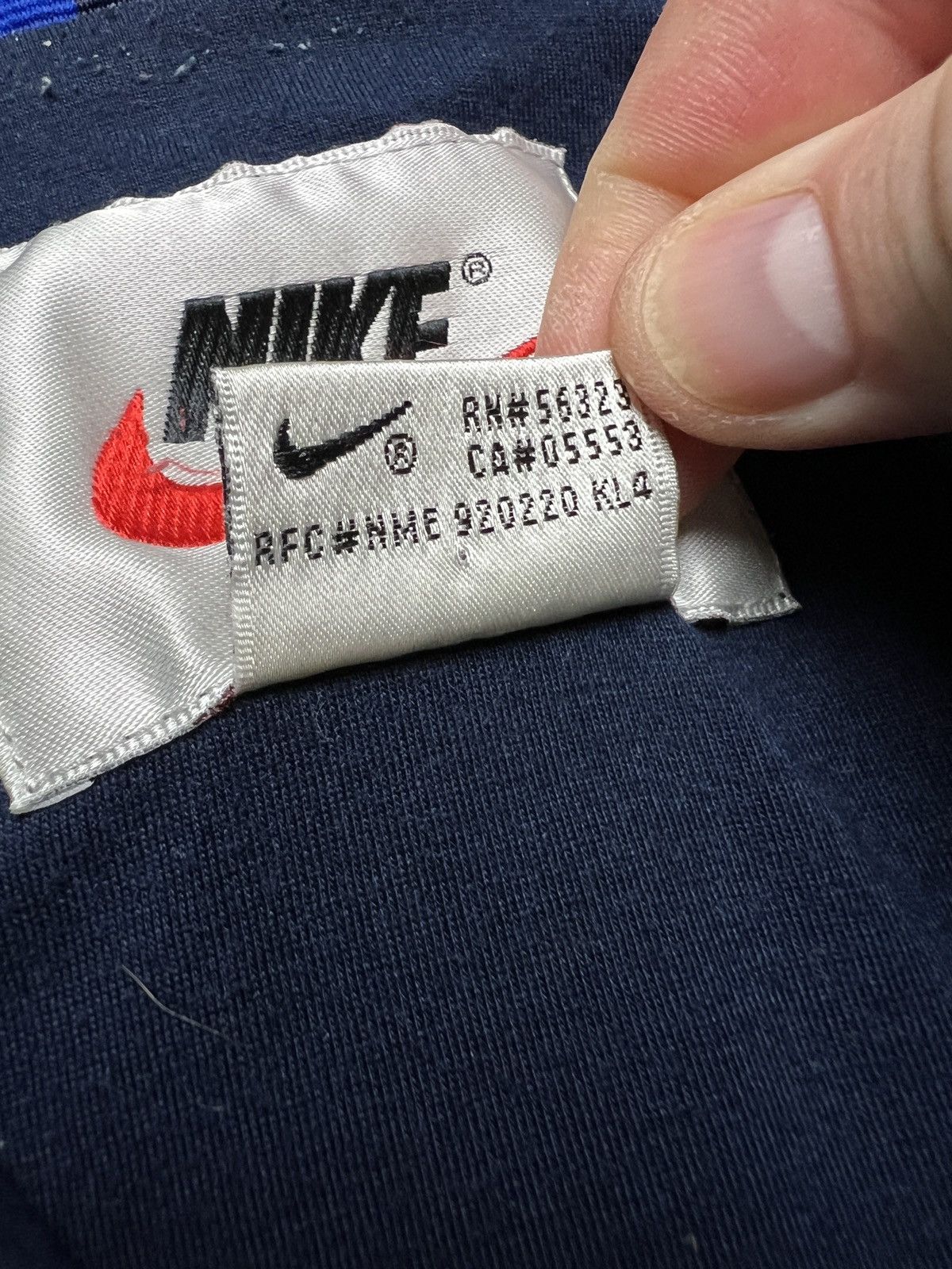 Nike Nike Vintage Big Logo Track Jacket Swoosh Zip-Up y2k 90s USA Size US L / EU 52-54 / 3 - 17 Thumbnail