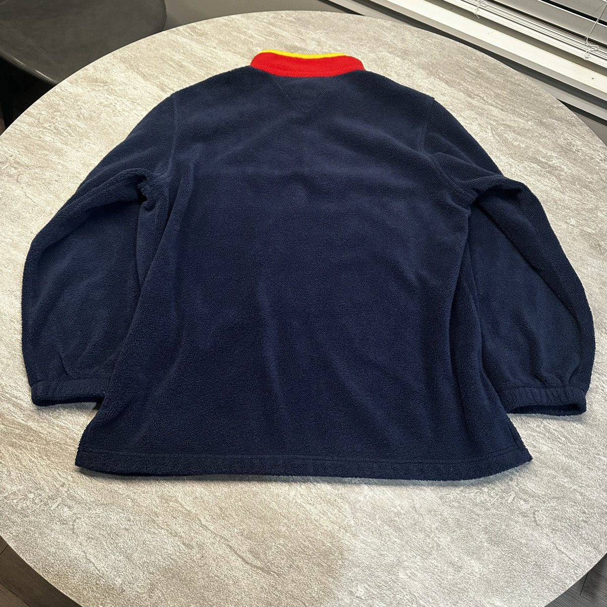 Tommy Hilfiger × Vintage Vintage Tommy Hilfiger 1/4 Zip Large Blue Fleece Sweater Size US L / EU 52-54 / 3 - 9 Thumbnail