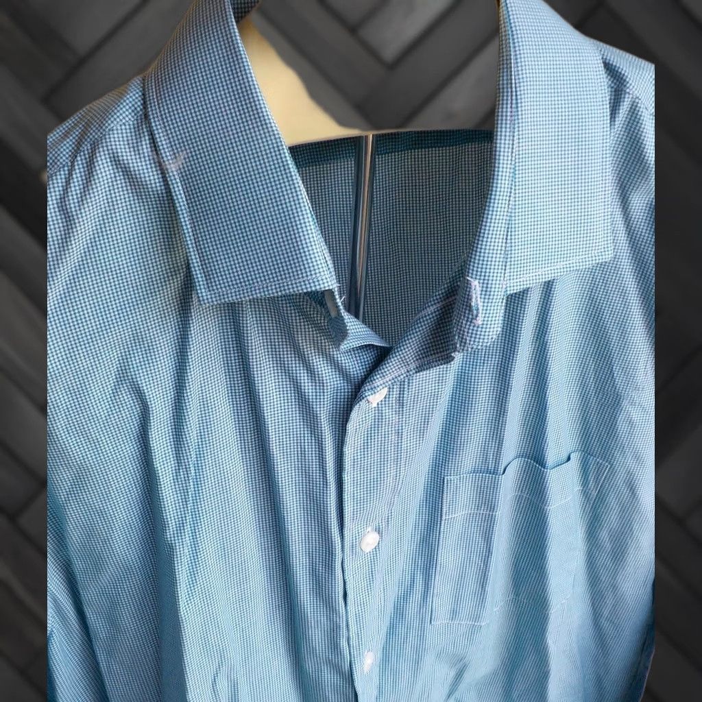 J.Crew J. Crew Ludlow Shirt Aqua Checkered 100% Cotton Button-Front LG NWT Mens Shirt Size US L / EU 52-54 / 3 - 1 Thumbnail