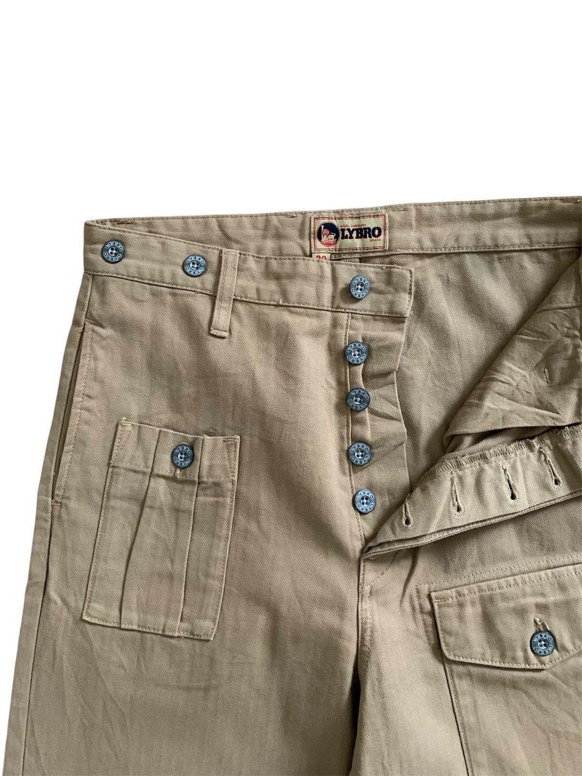 Nigel Cabourn Nigel Cabourn Lybro British Army HBT Trousers Size US 30 / EU 46 - 4 Thumbnail