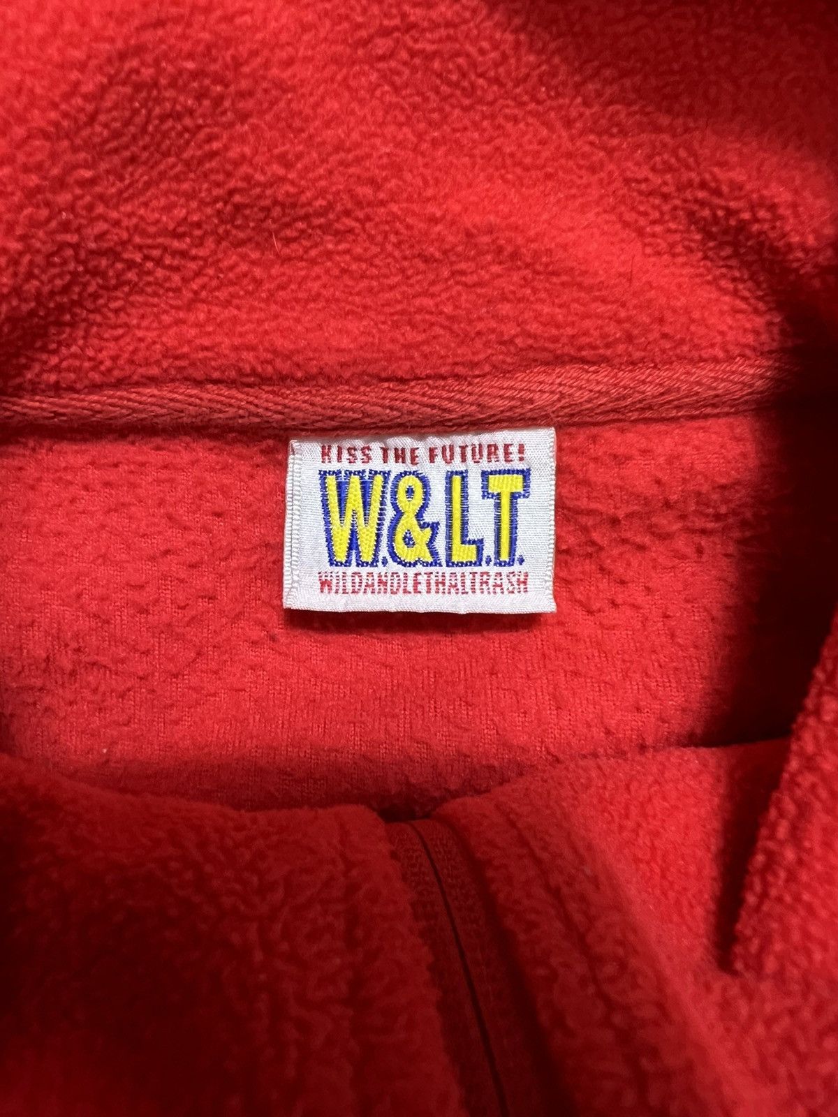 Walter Van Beirendonck Archive W&LT - Kiss the Future! - Half Zip Fleece Jacket Size XL / US 12-14 / IT 48-50 - 13 Thumbnail
