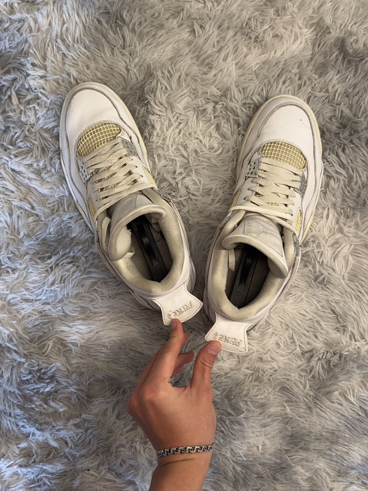 Jordan Brand Nike Air Jordan 4 Retro 2016 pure money white Size US 11 / EU 44 - 5 Thumbnail