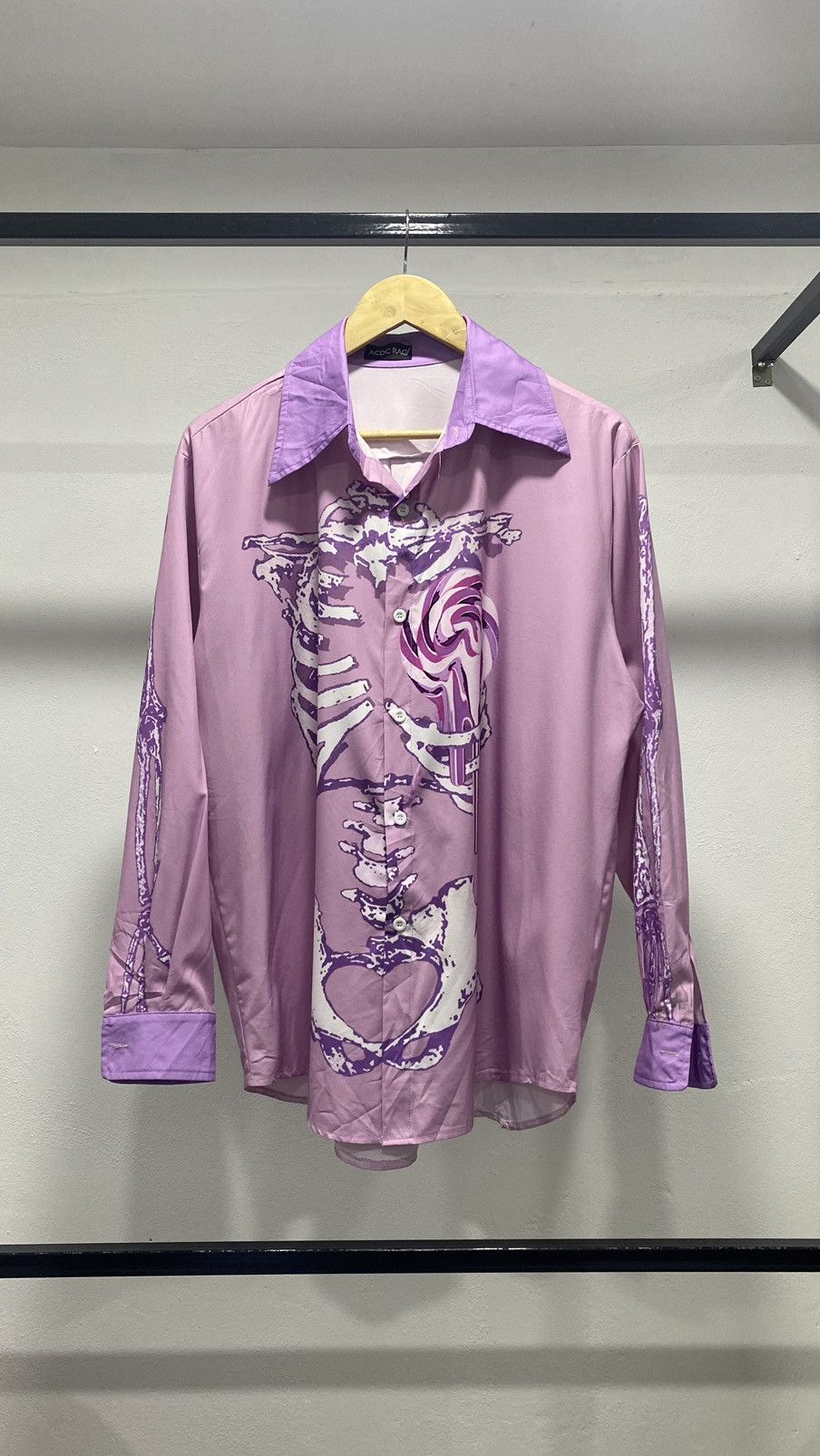 Japanese Brand 🚨FINAL DROP🚨 RARE GRAIL ACDC RAG SKELETON SHIRT Size US L / EU 52-54 / 3 - 2 Thumbnail