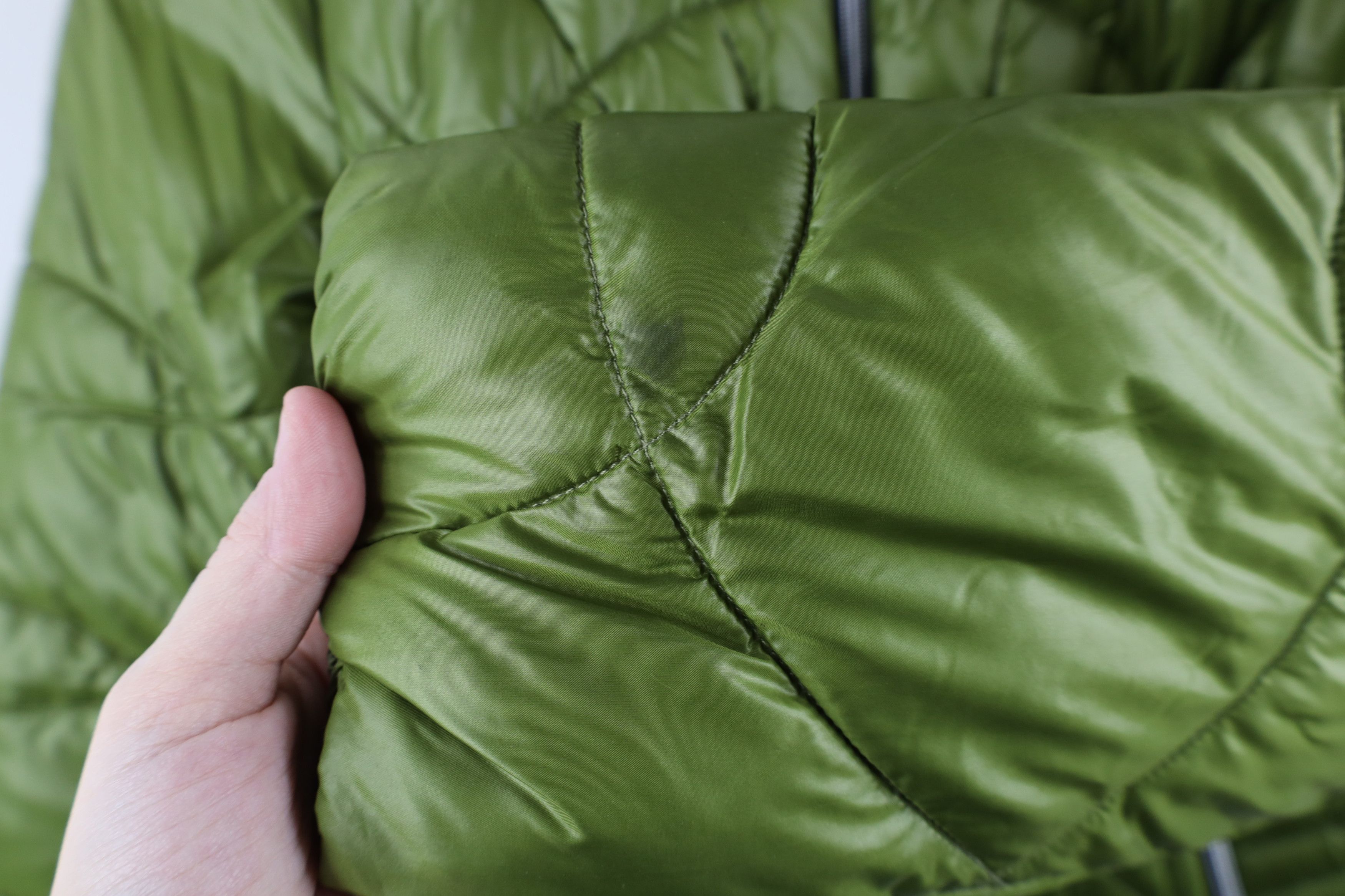 Guess × Vintage Vintage 90s Y2K Guess Babydoll Puffer Jacket Moss Green Size M / US 6-8 / IT 42-44 - 6 Thumbnail