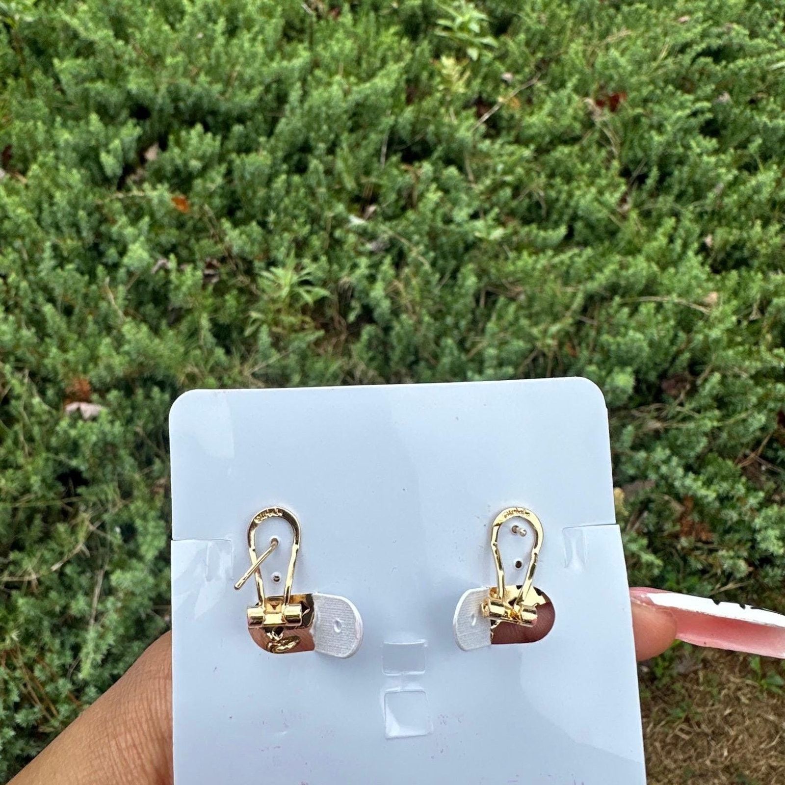 Other Vintage gold dangling earrings handmade in Ghana Size ONE SIZE - 2 Thumbnail