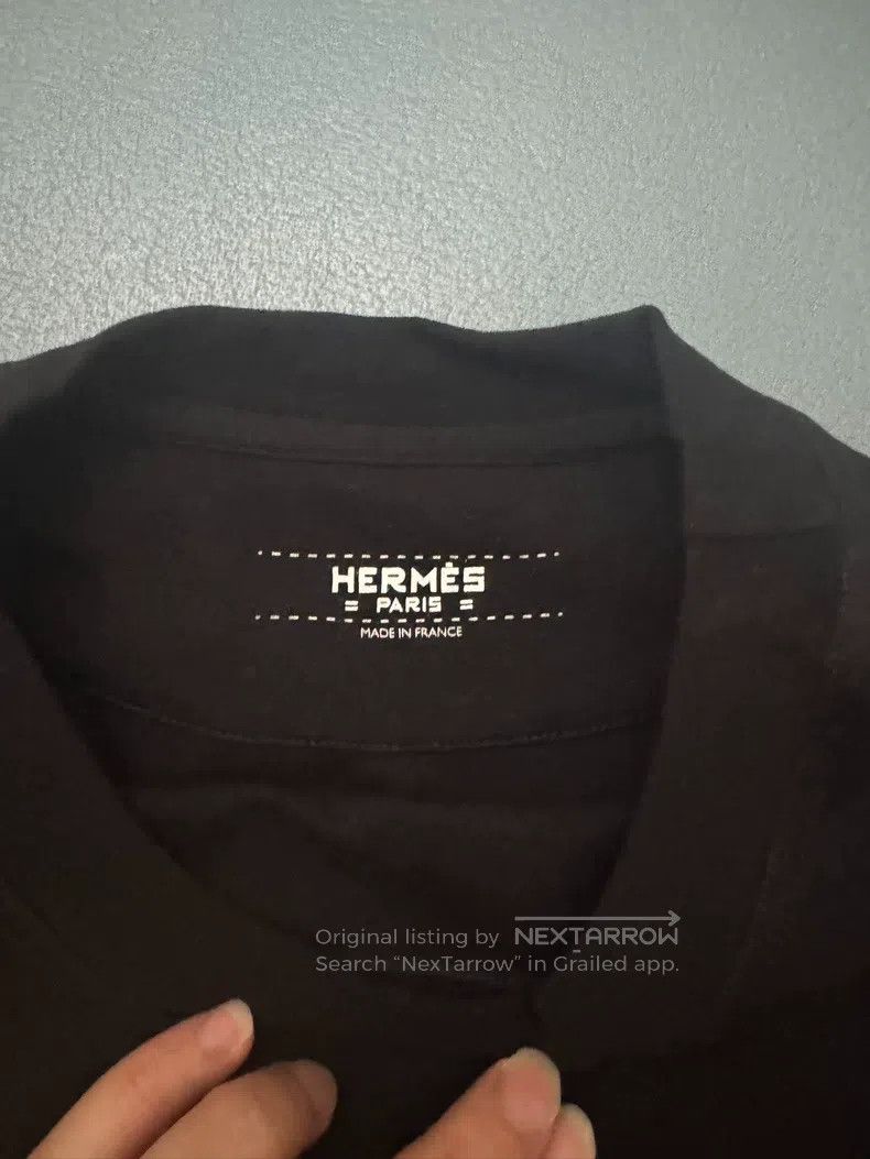 Hermes Hermes Black T-shirt Size XS / US 0-2 / IT 36-38 - 4 Thumbnail