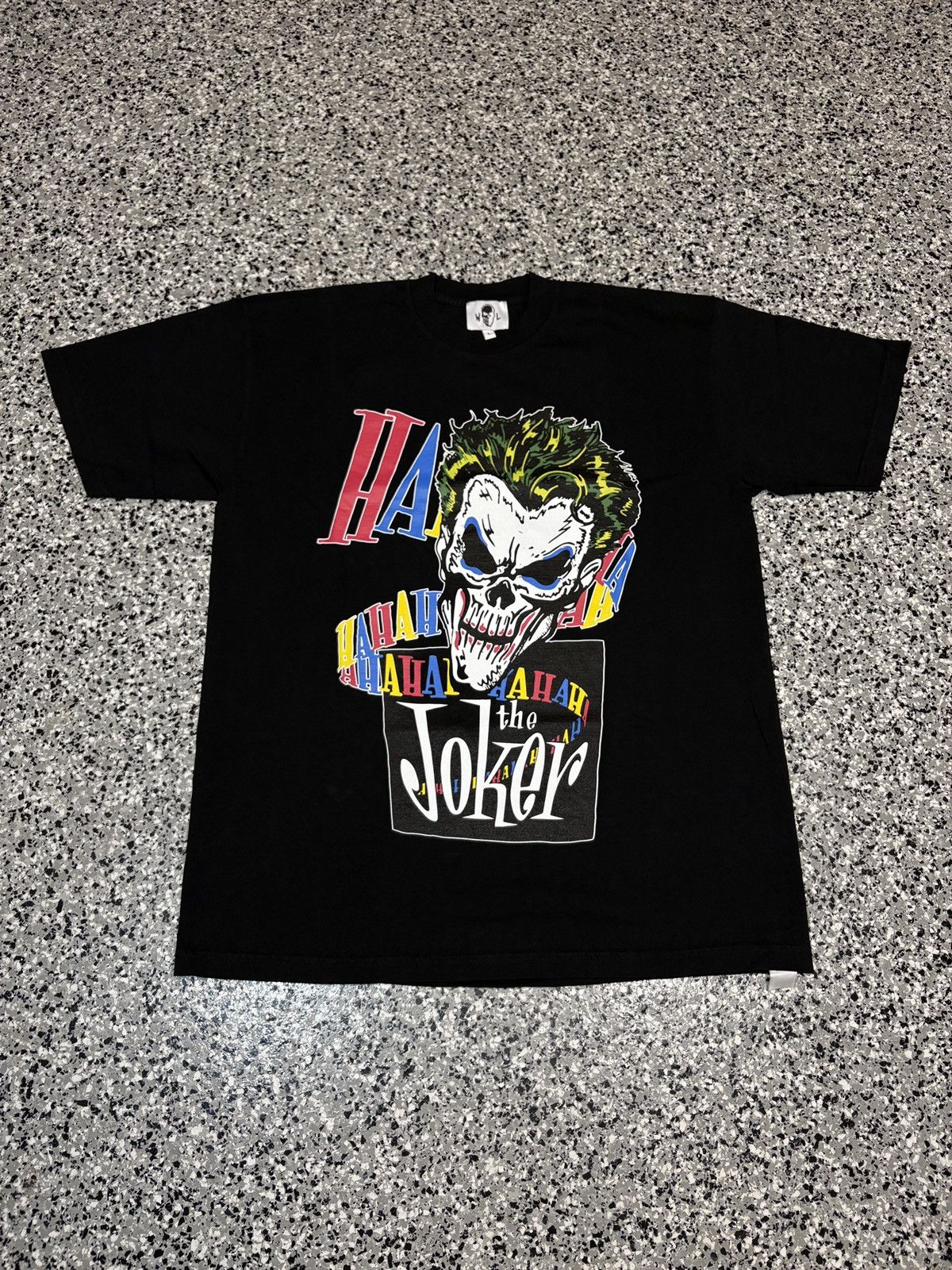 Warren Lotas 2022 Warren Lotas The Joker “HAHAHAHA” Black T-Shirt Size L Size US L / EU 52-54 / 3 - 1 Thumbnail