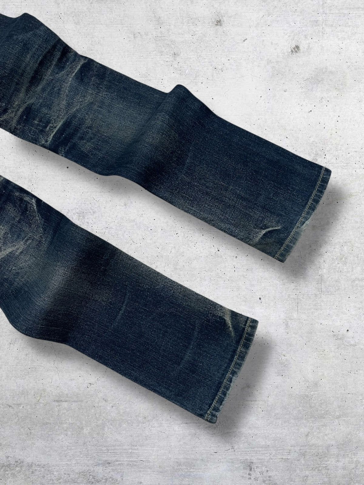Michel Klein VINTAGE MICHEL KLEIN 90S JAPAN DESIGNER RUGGED RIPPED DENIM Size US 32 / EU 48 - 12 Thumbnail