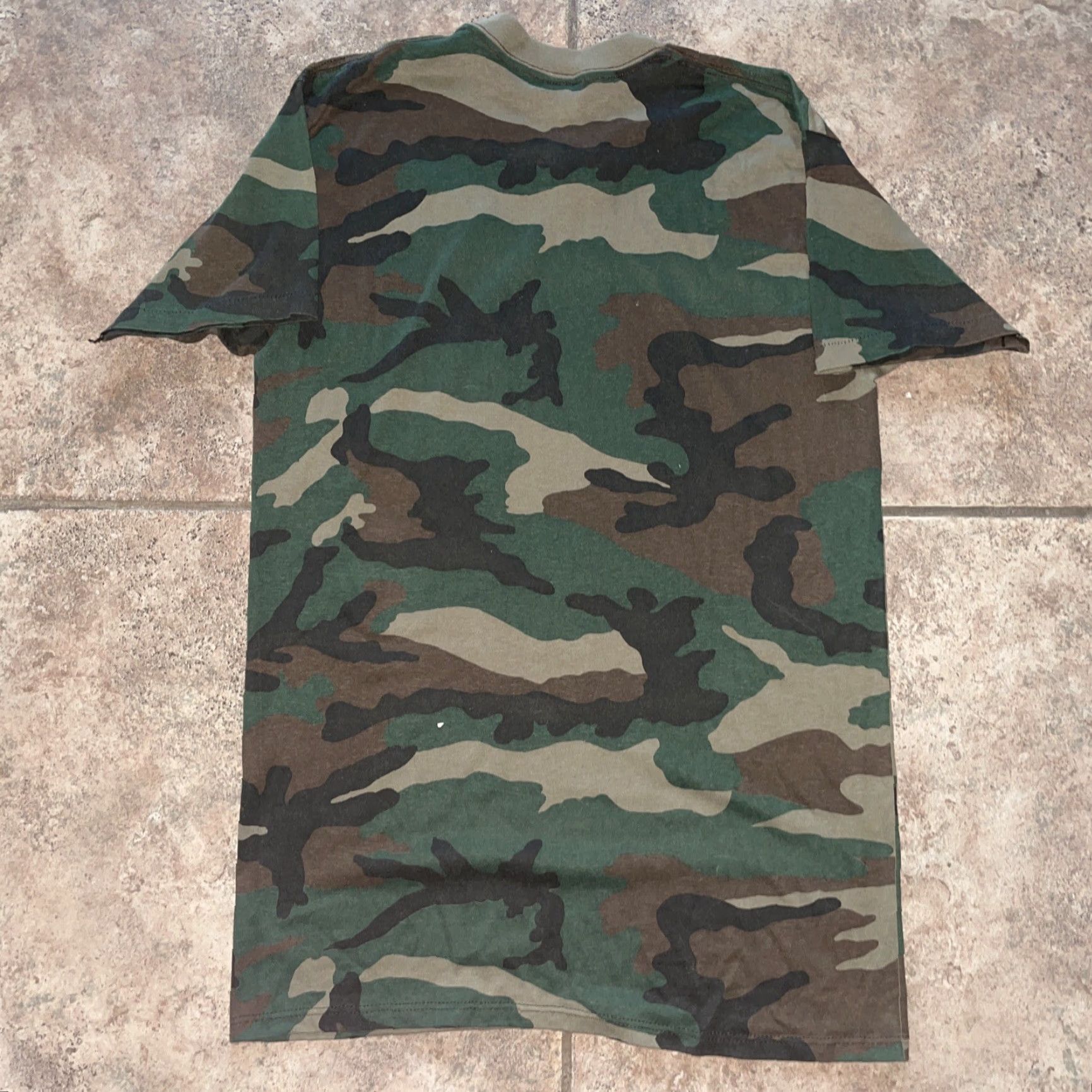 Vintage VINTAGE 50/50 SINGLE STITCH camo t-shirt Mens M USA Camouflage Stitch Shirt Mens M Size US M / EU 48-50 / 2 - 4 Thumbnail