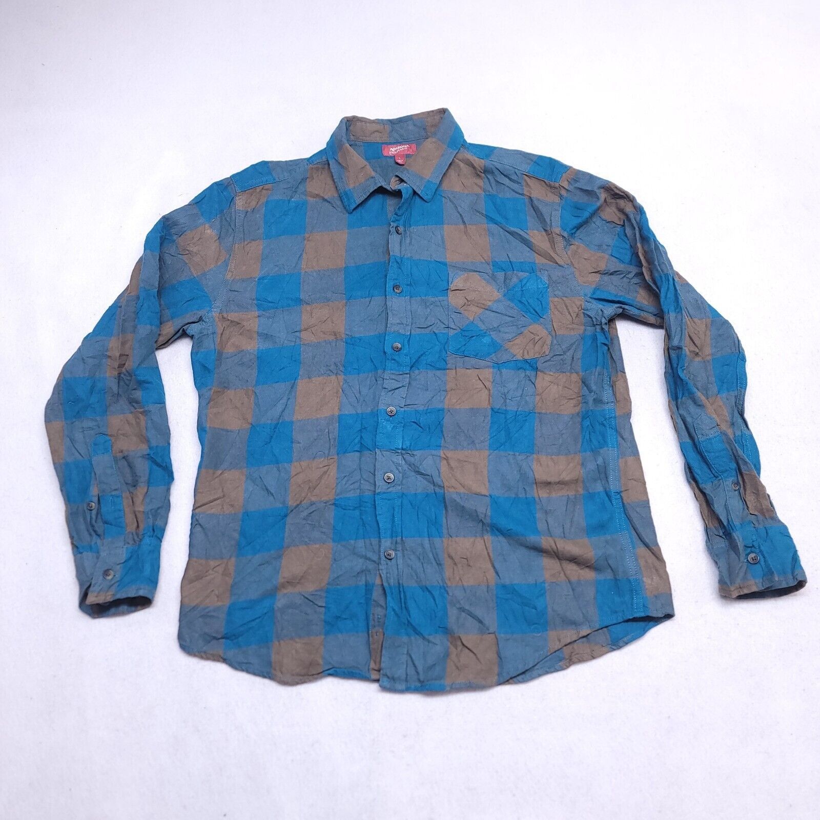 Arizona Jean Co. Arizona Jean Co Buffalo Check Flannel Shirt Mens Size L Blue Size US L / EU 52-54 / 3 - 2 Thumbnail