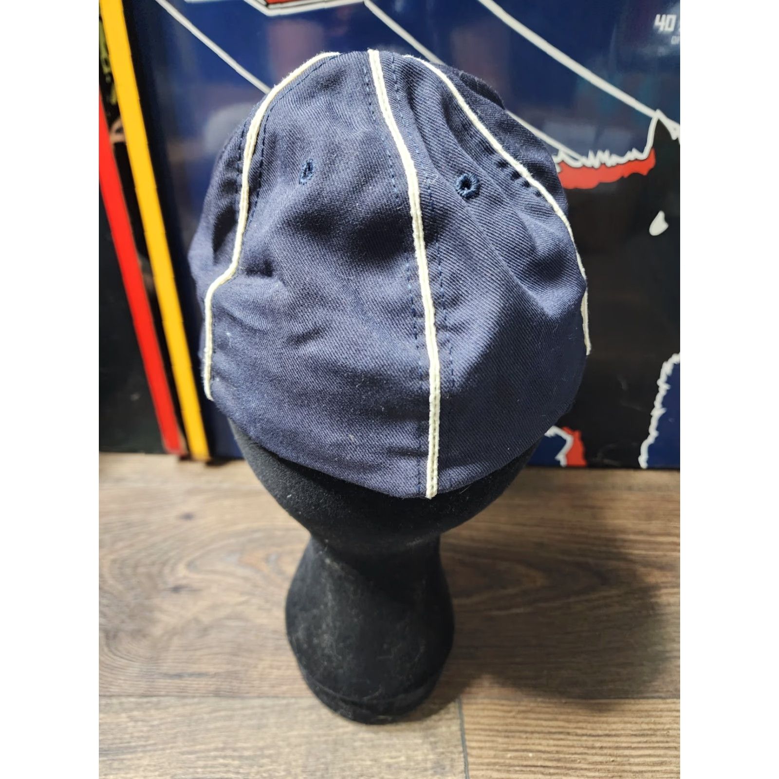 American Needle VINTAGE American Needle Homestead Grays Wool Fitted Hat 6 7/8 Negro League Mens Black Wool USA Baseball Cap Snapback Size ONE SIZE - 3 Thumbnail