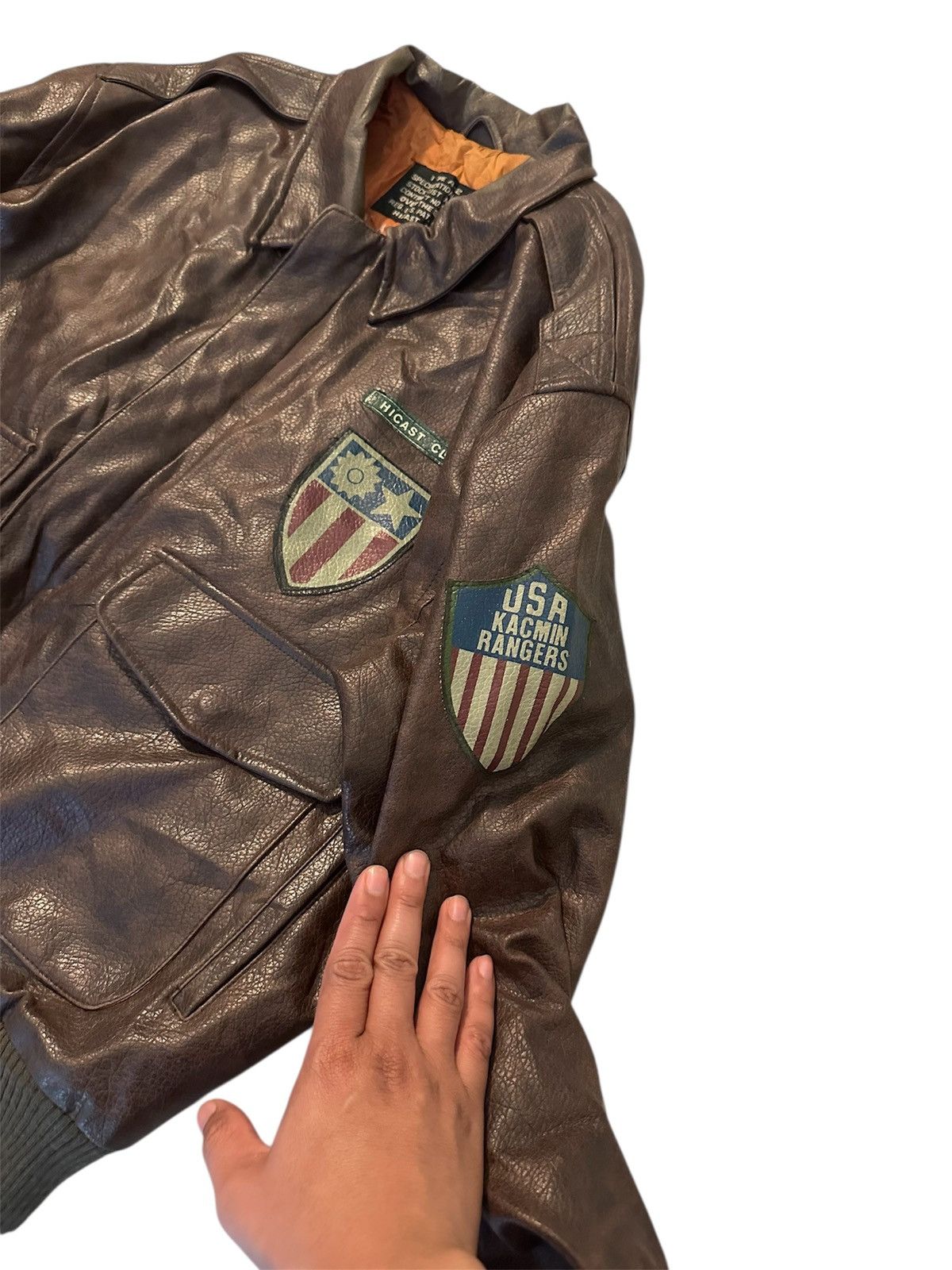 Other Type A-2 leather jacket made in korea Size US M / EU 48-50 / 2 - 4 Thumbnail