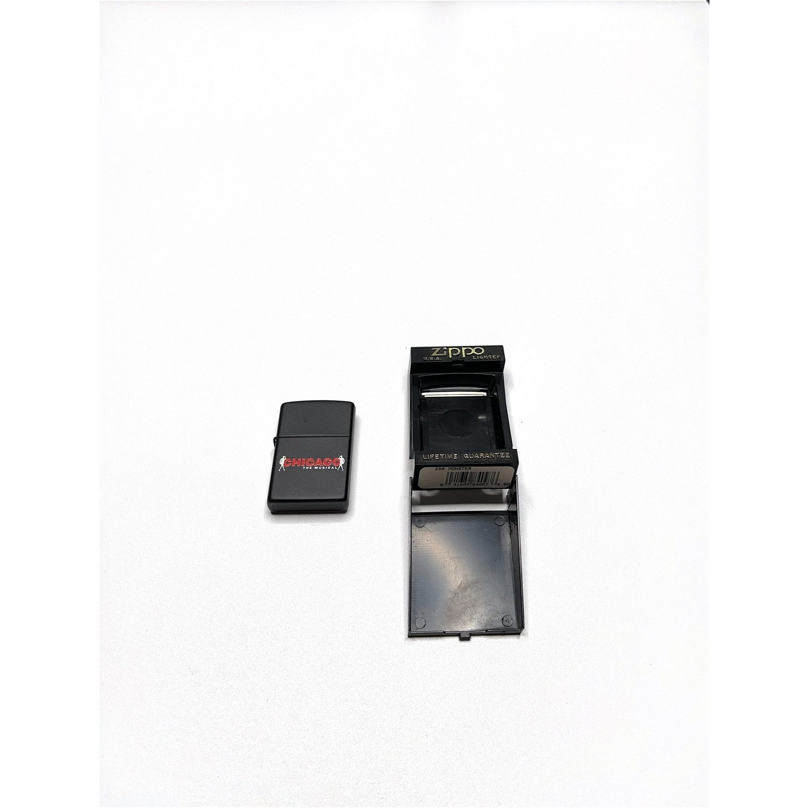 Zippo Vintage Zippo –Chicago The Musical – Black Matte – 1998 Mint Size ONE SIZE - 4 Thumbnail