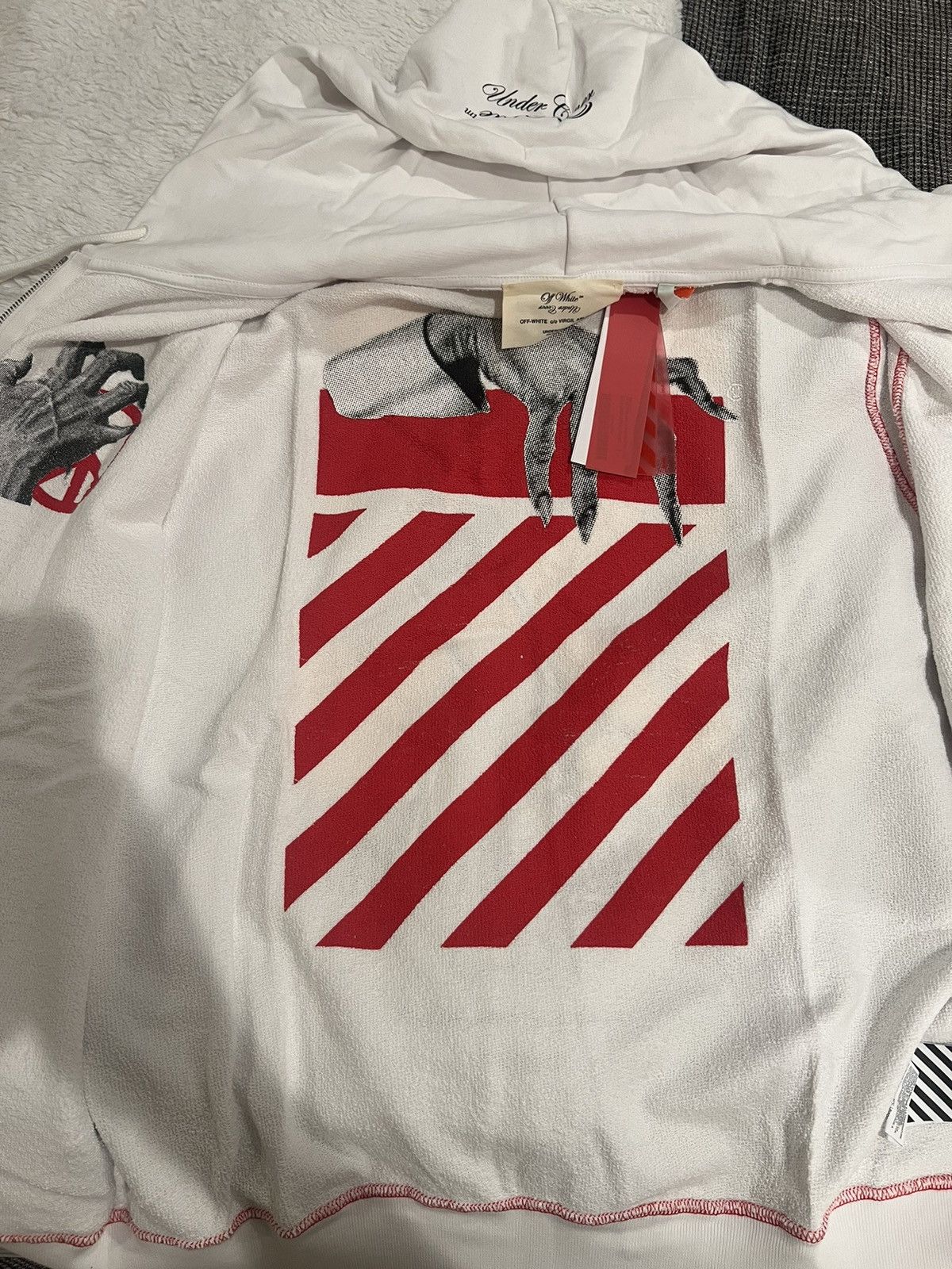 Off-White × Undercover OFF-White x Undercover RVRS Skeleton Hoodie Size US L / EU 52-54 / 3 - 12 Thumbnail