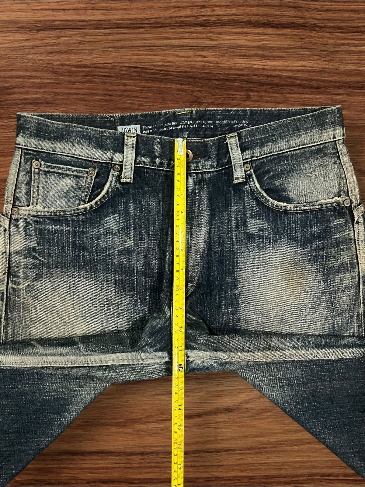 Edwin Edwin 505 “Mission” Series Wide Straight Leg Selvedge Jeans Size US 34 / EU 50 - 19 Thumbnail