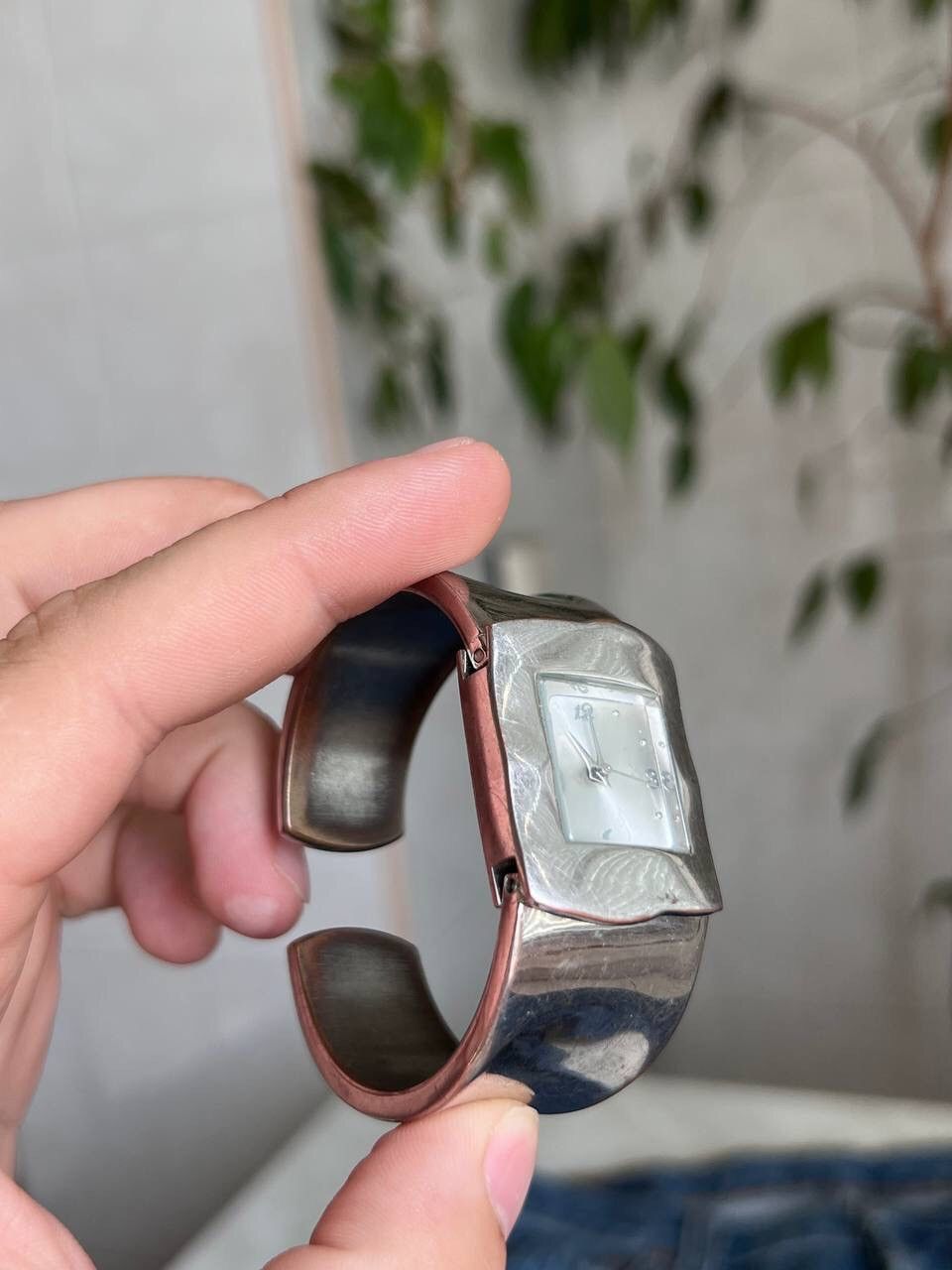 Japanese Brand × Vintage Vintage Japanese style futuristic Chrome Metallic Watch Size ONE SIZE - 3 Thumbnail