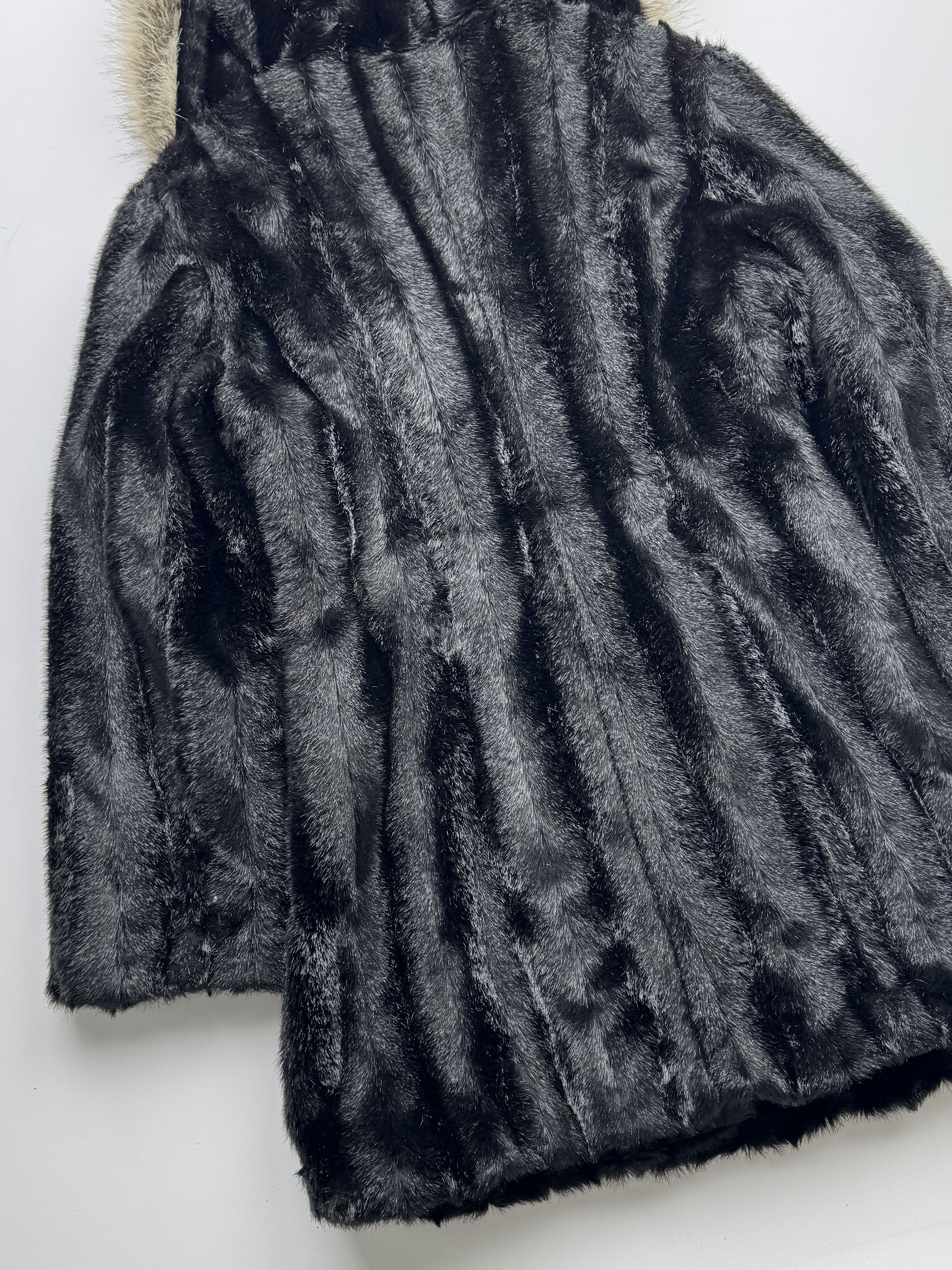 Japanese Brand Vintage Faux Fur Hooded Coat B114 E2 Size M / US 6-8 / IT 42-44 - 9 Thumbnail